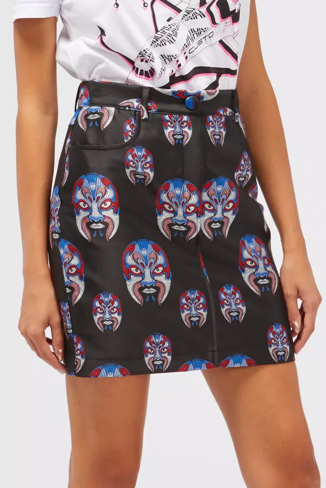 Jupe femme en polyester noir Custo Barcelona