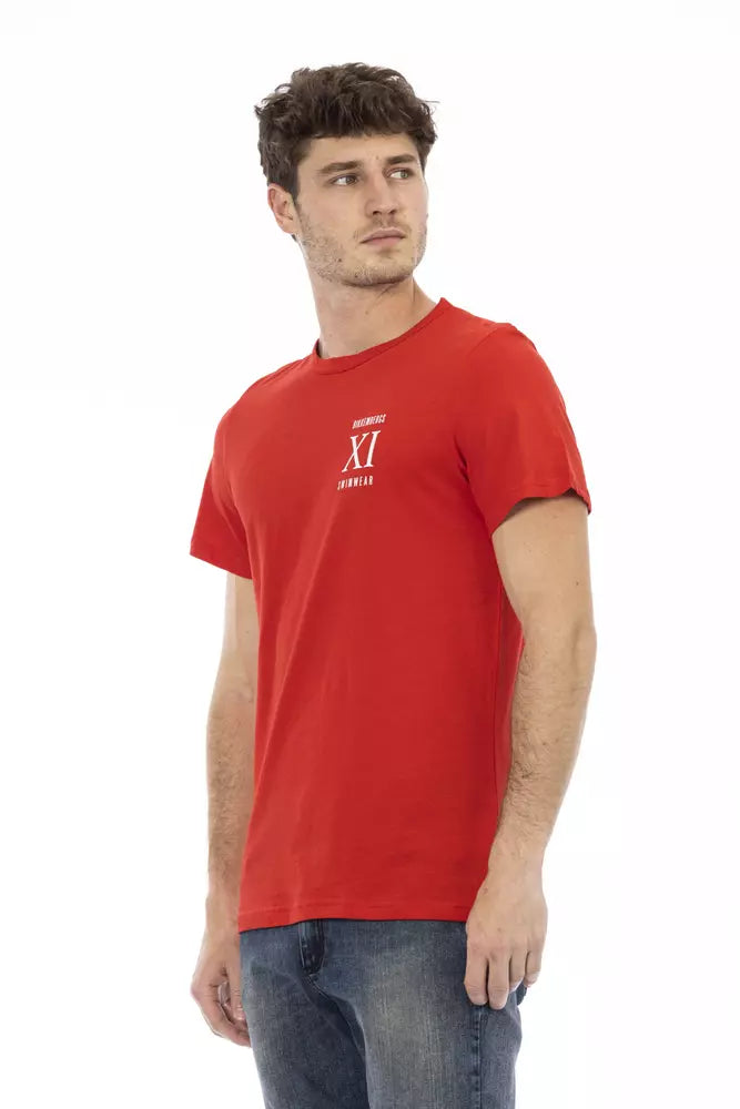 T-shirt Bikkembergs en coton rouge pour homme