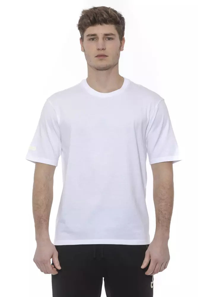 T-shirt homme en coton blanc Tond