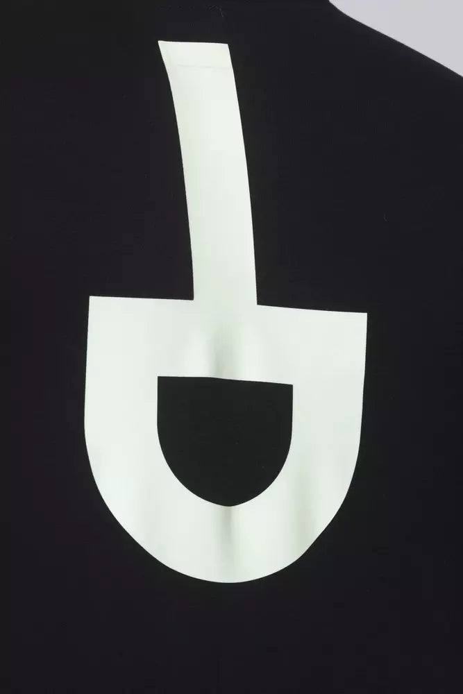 T-shirt homme en coton noir Tond