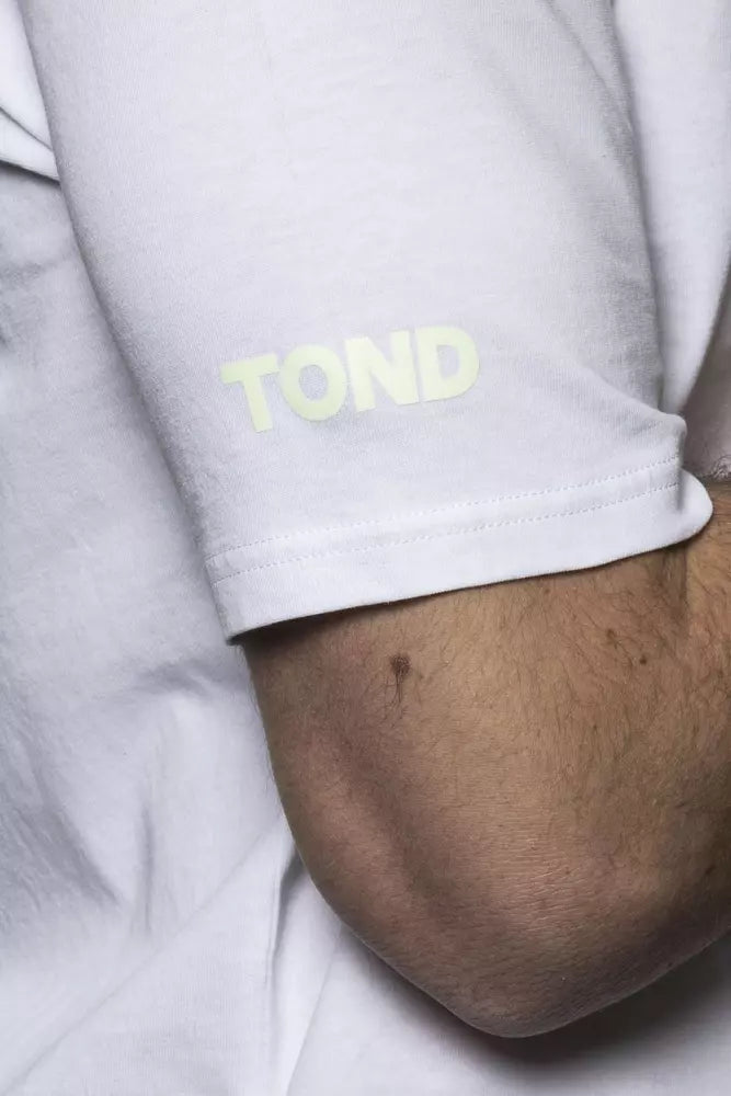 T-shirt homme en coton blanc Tond