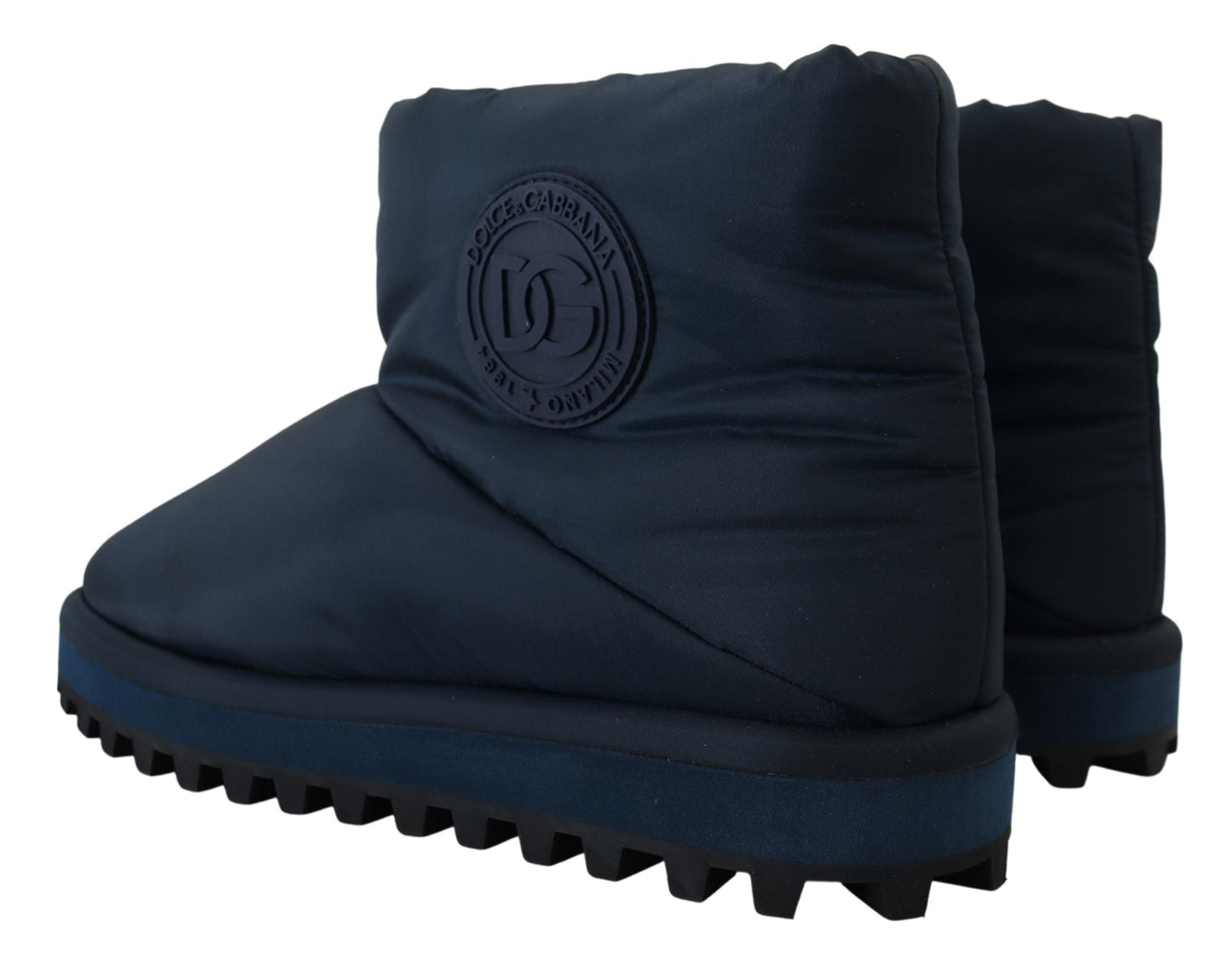 Bottines bleues élégantes Dolce & Gabbana pour un style sophistiqué