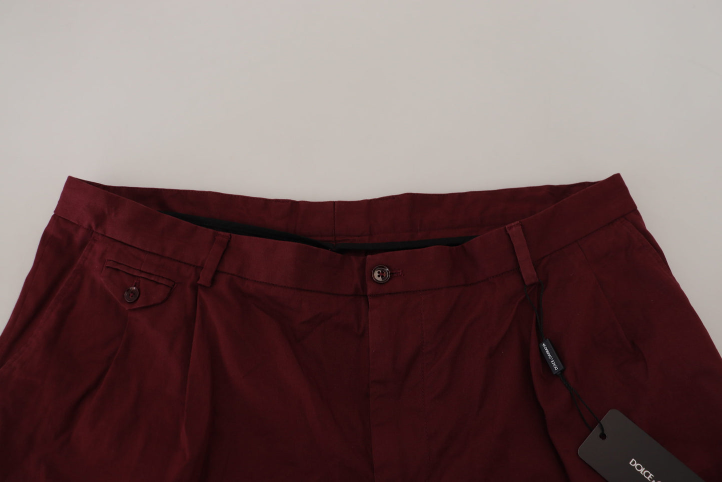 Short élégant en coton mélangé marron Dolce & Gabbana