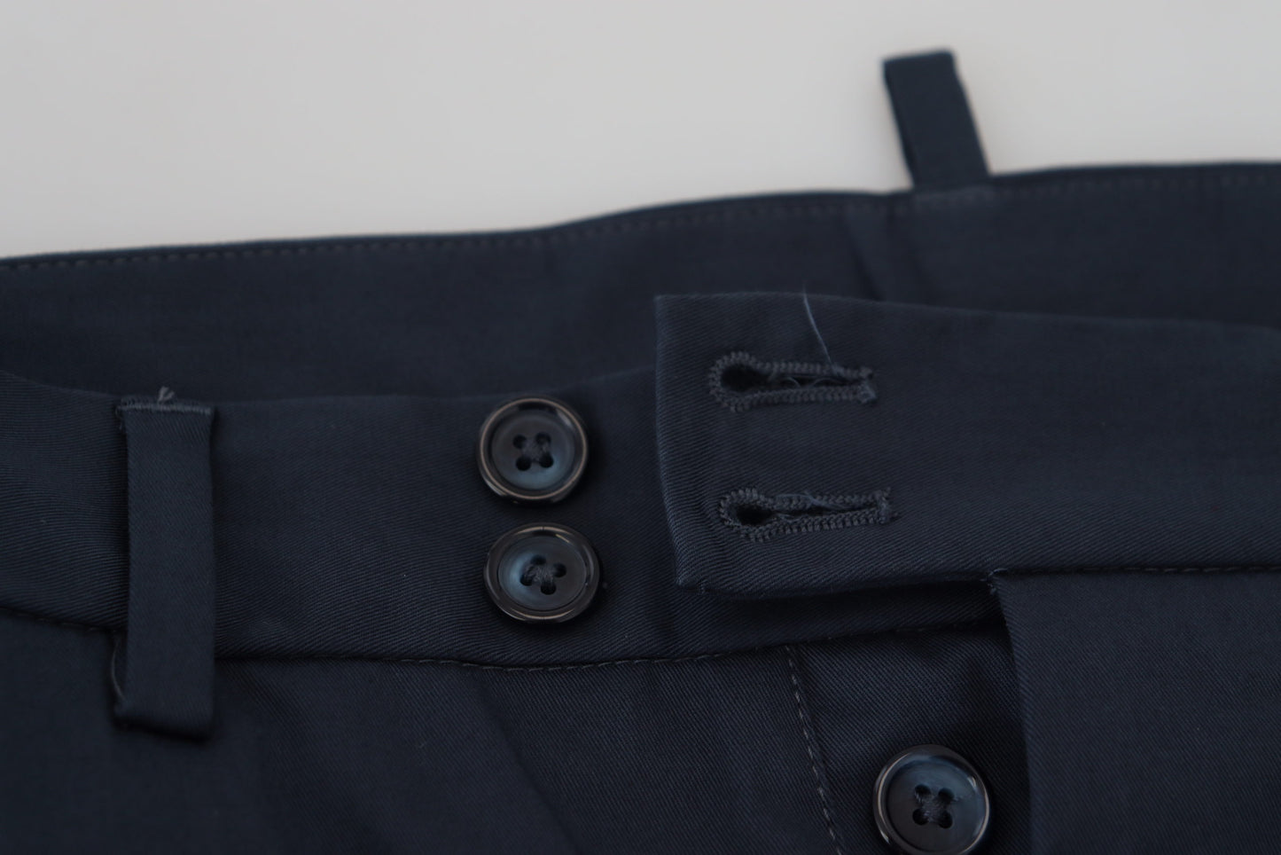 Short élégant en coton mélangé bleu Dolce & Gabbana