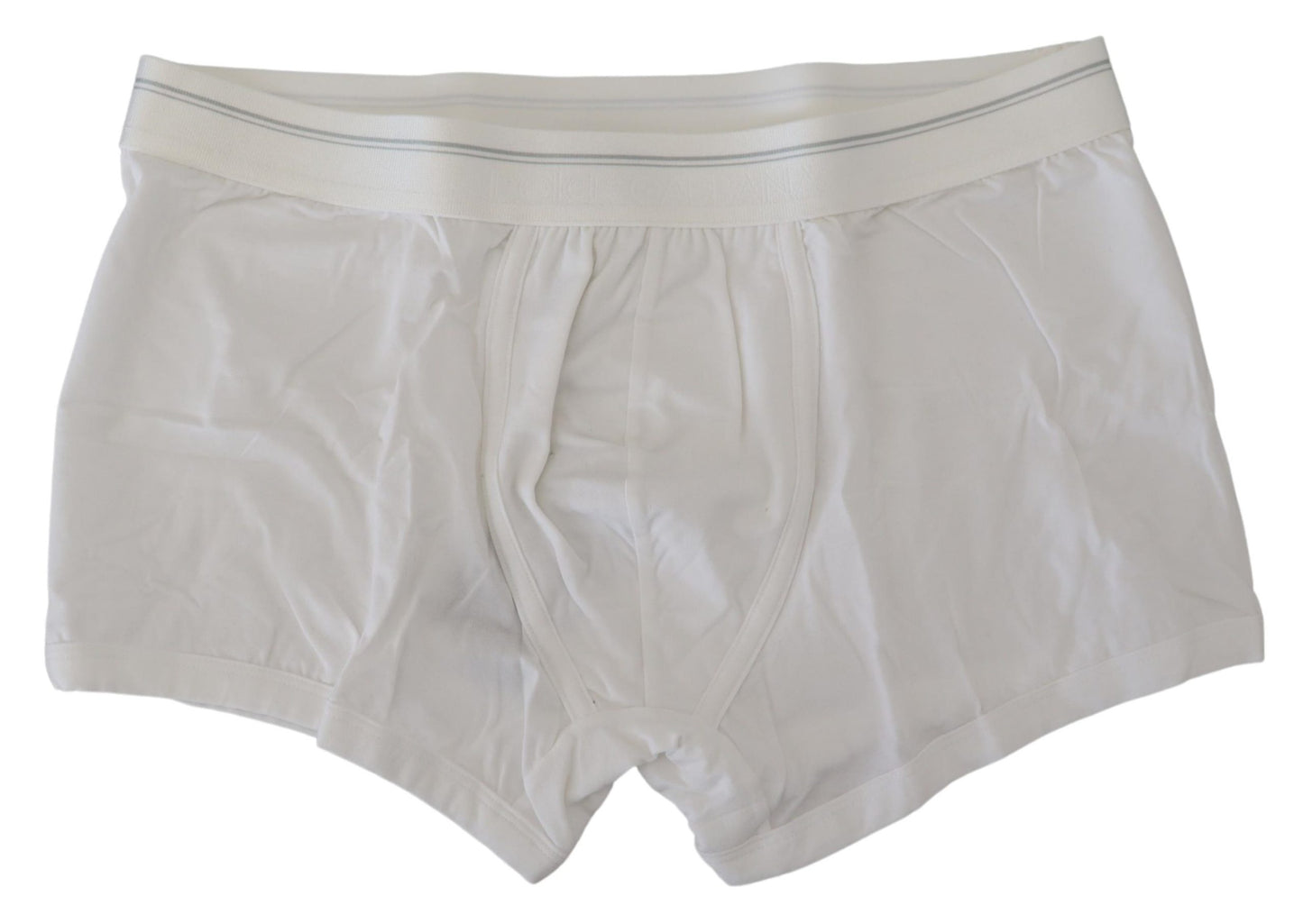 Boxer élégant en coton mélangé blanc Dolce & Gabbana
