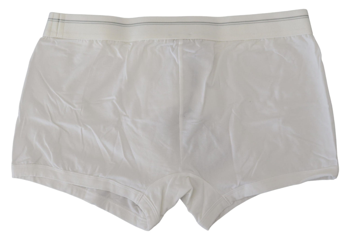 Boxer élégant en coton mélangé blanc Dolce & Gabbana