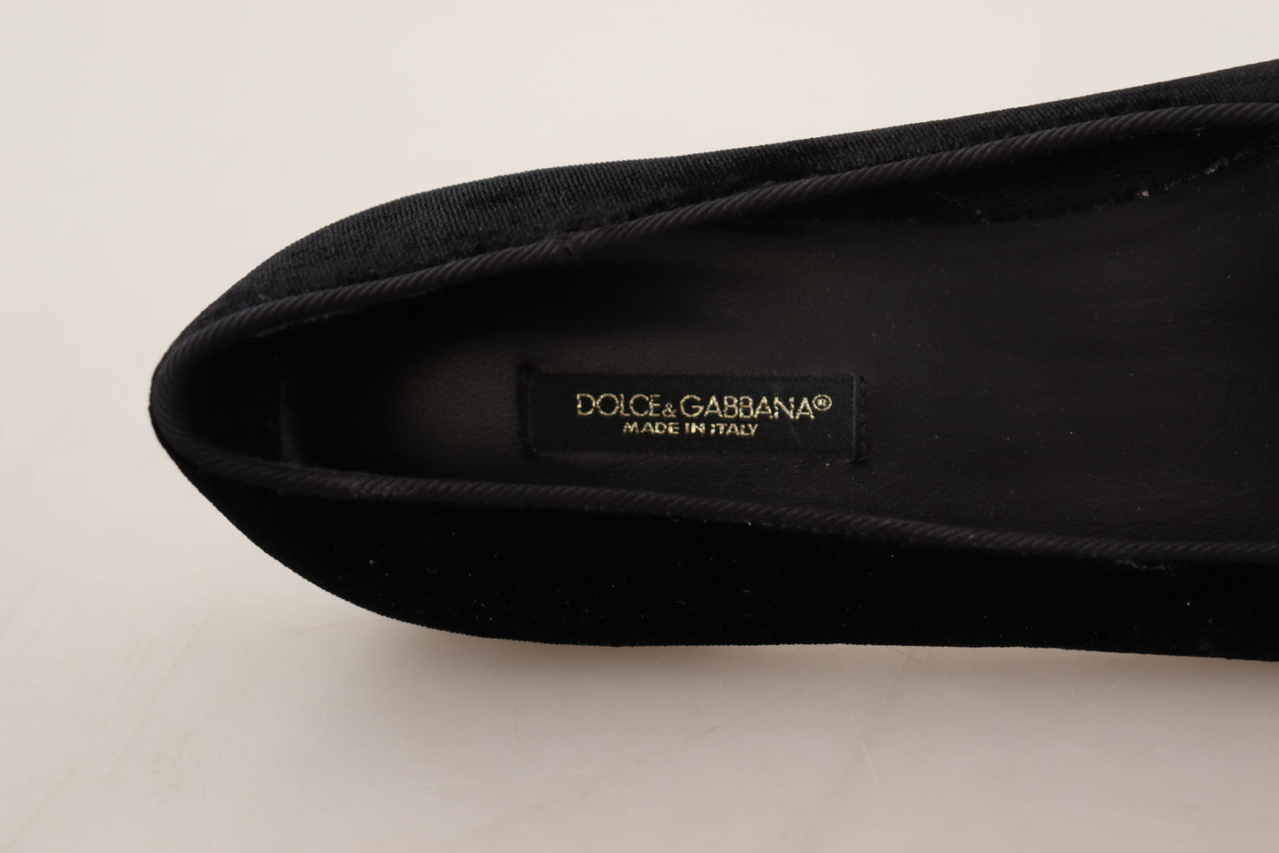 Chaussures plates élégantes en cuir verni Dolce & Gabbana