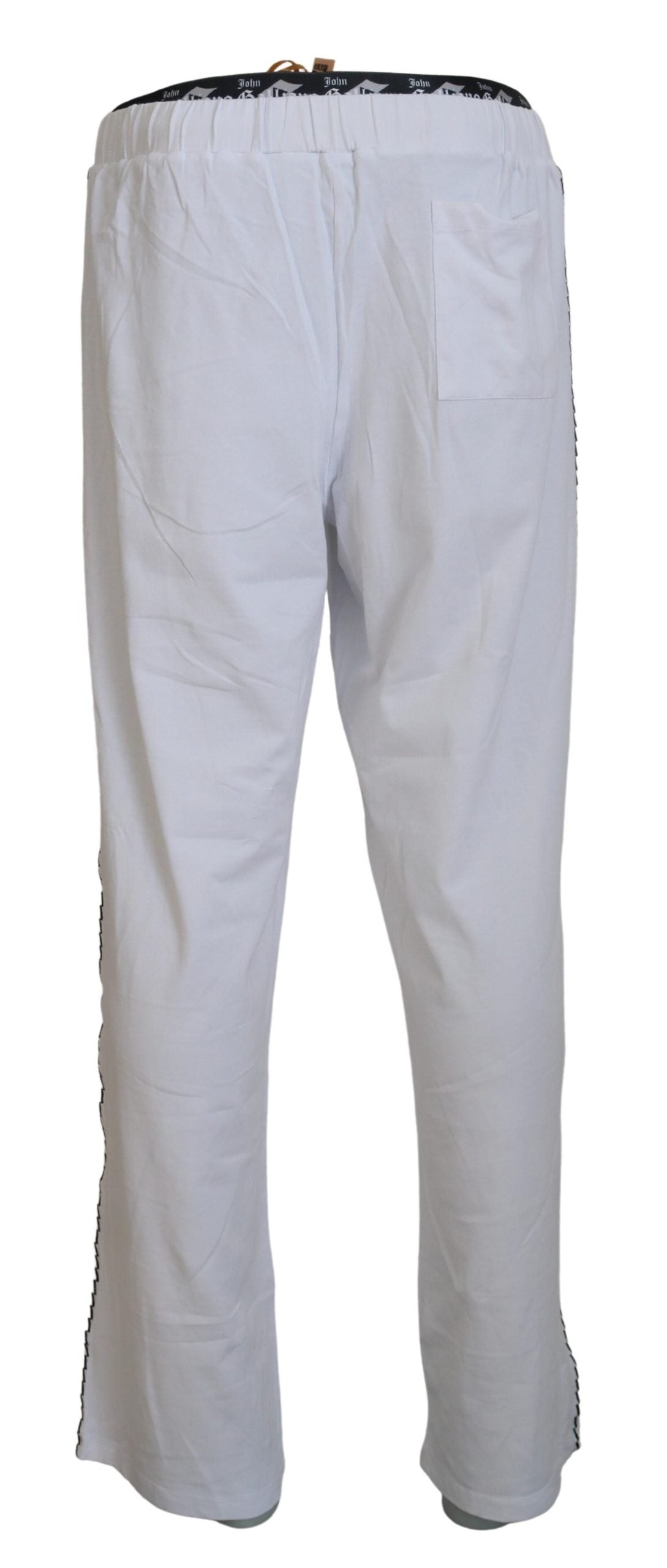 Pantalon large élégant en coton John Galliano