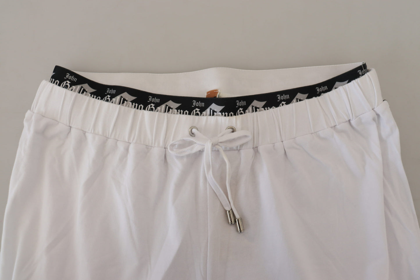 Pantalon large élégant en coton John Galliano