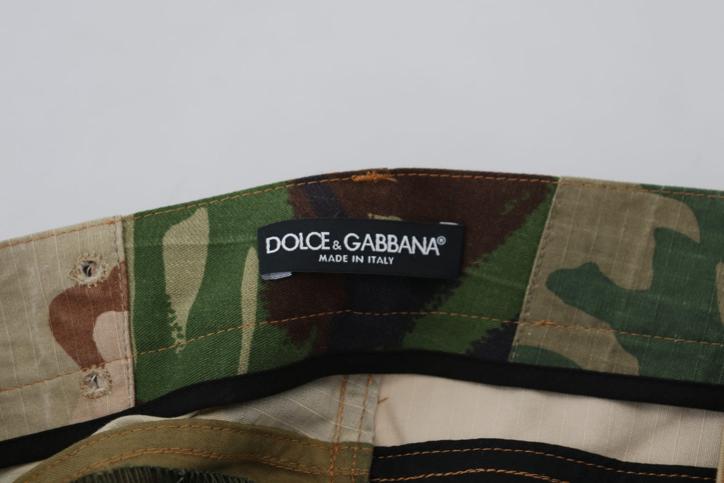 Jean Dolce & Gabbana en denim patchwork riche en soie mélangée