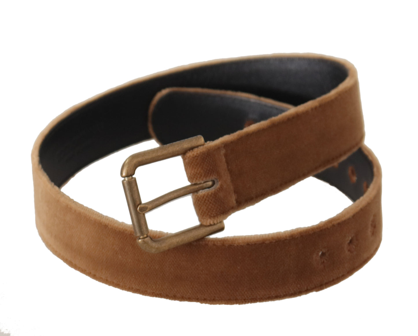 Ceinture en cuir à boucle gravée élégante Dolce & Gabbana