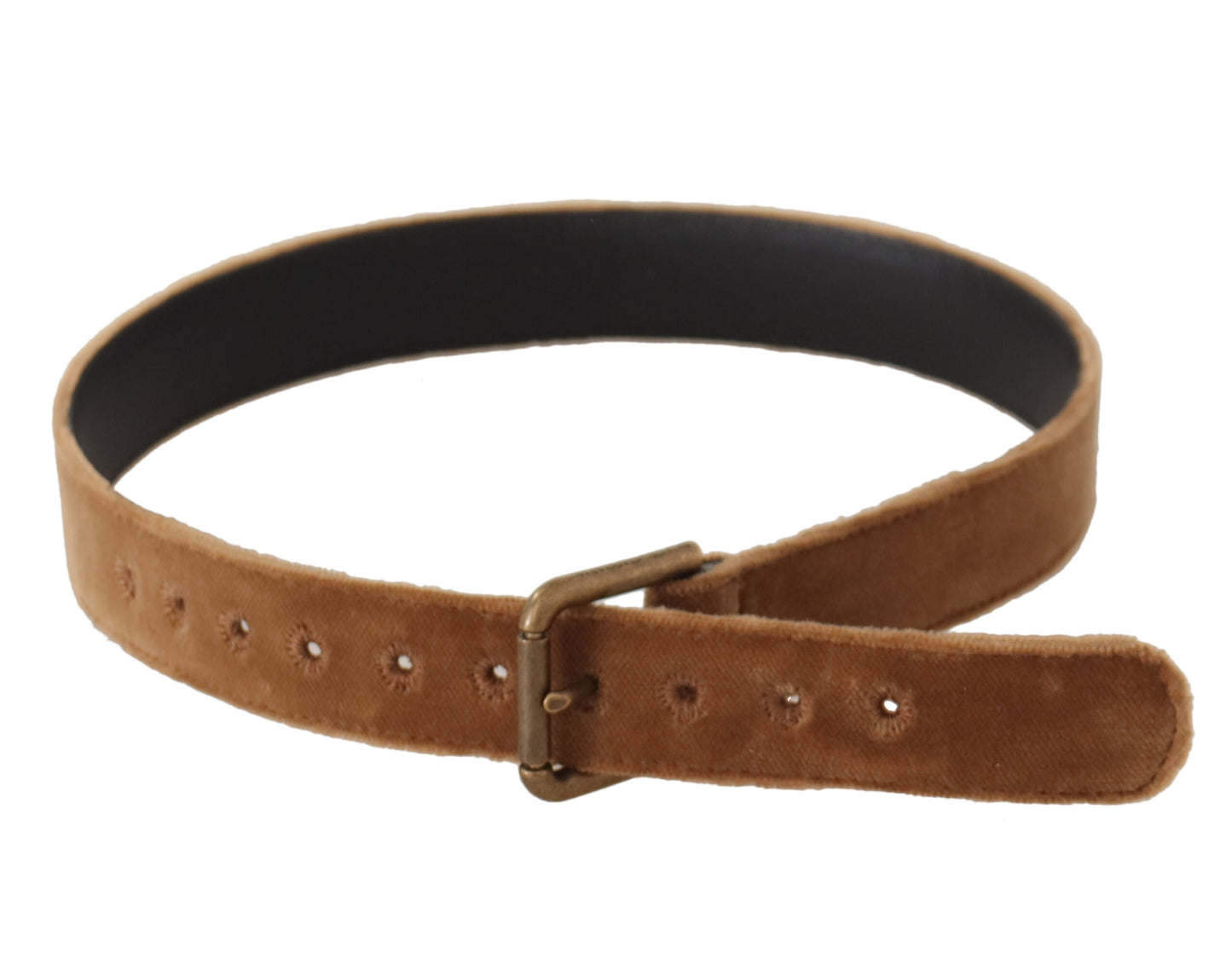 Ceinture en cuir à boucle gravée élégante Dolce & Gabbana