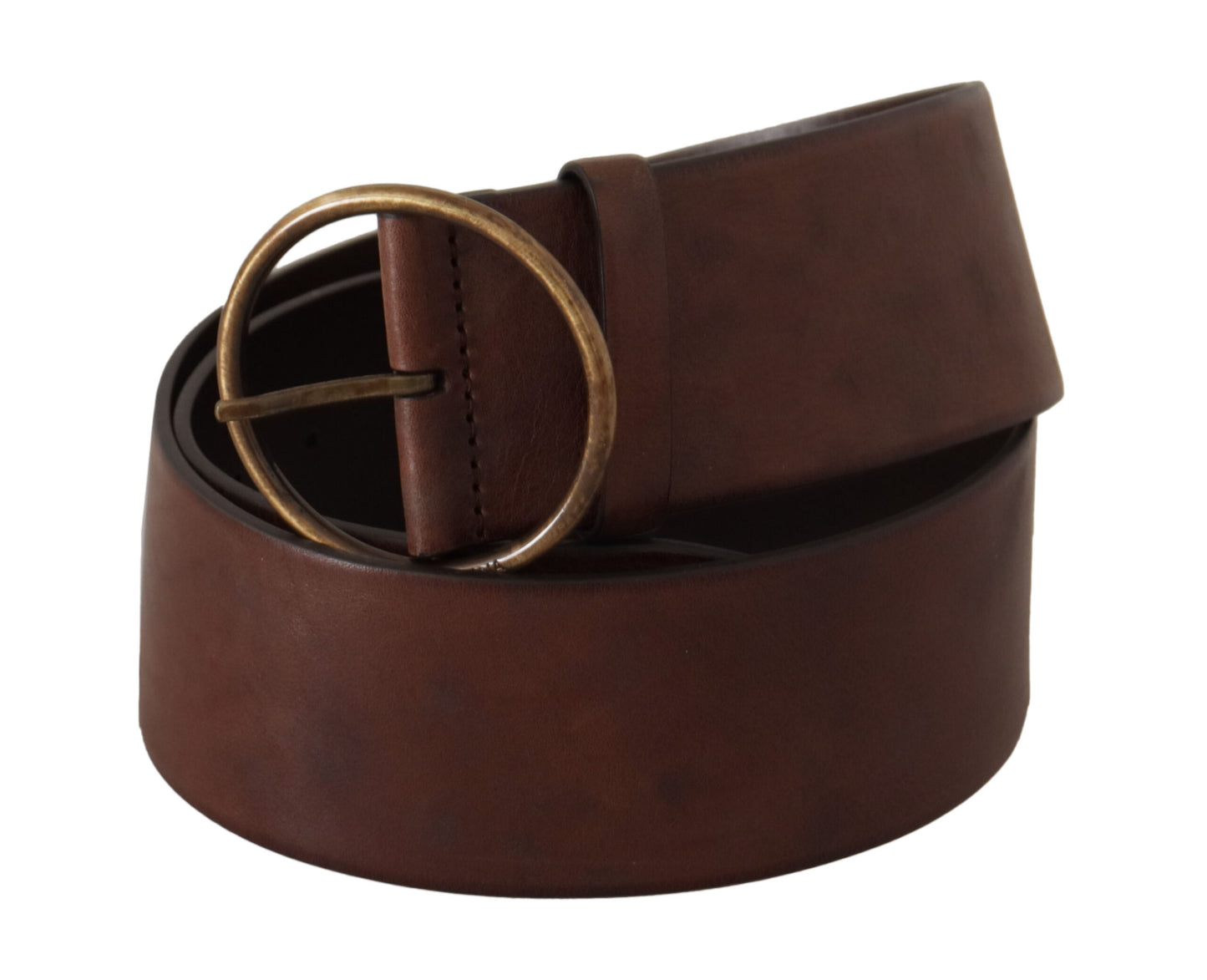 Ceinture élégante en cuir Dolce & Gabbana avec boucle gravée