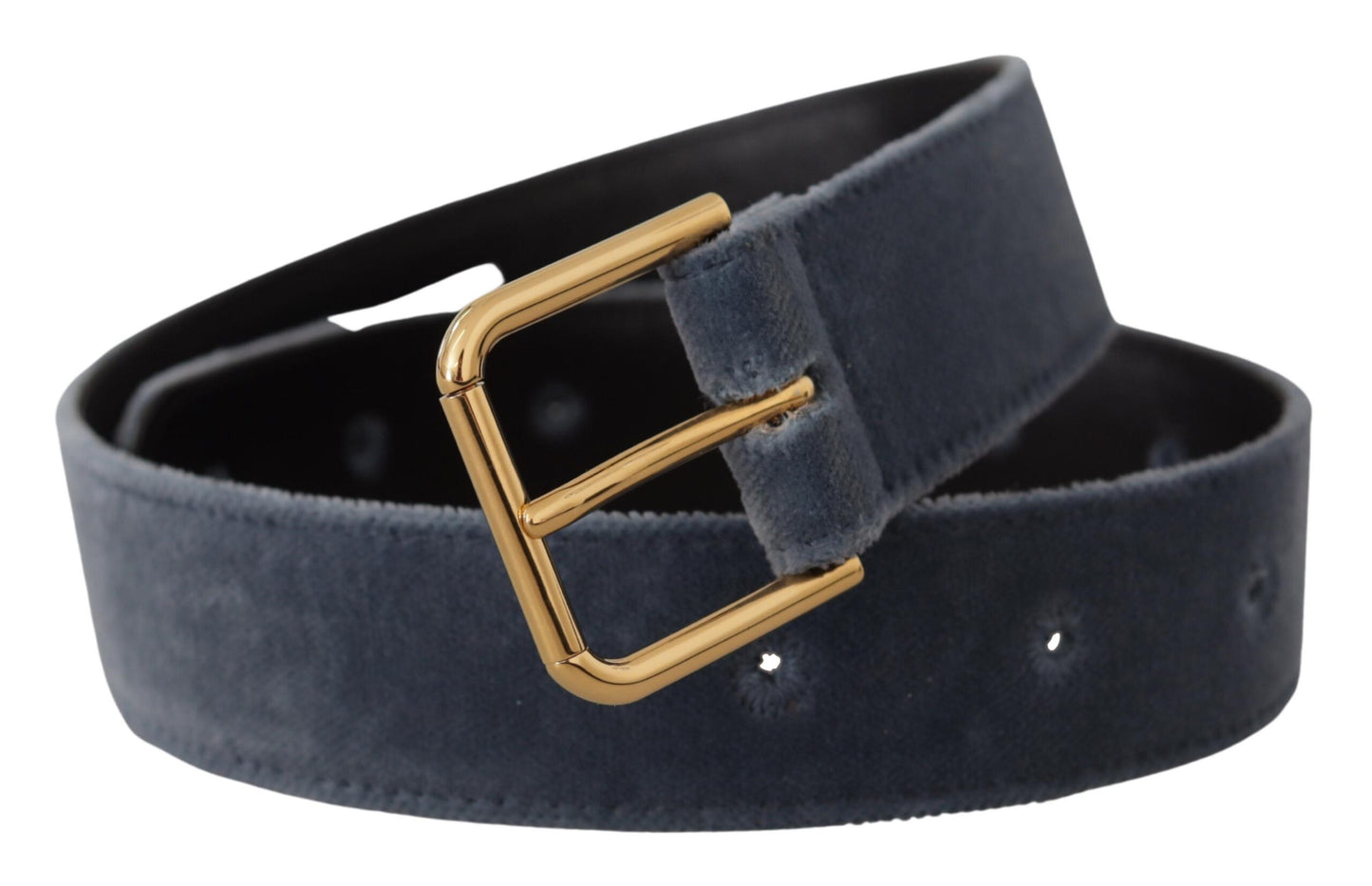 Ceinture élégante en velours bleu marine Dolce & Gabbana