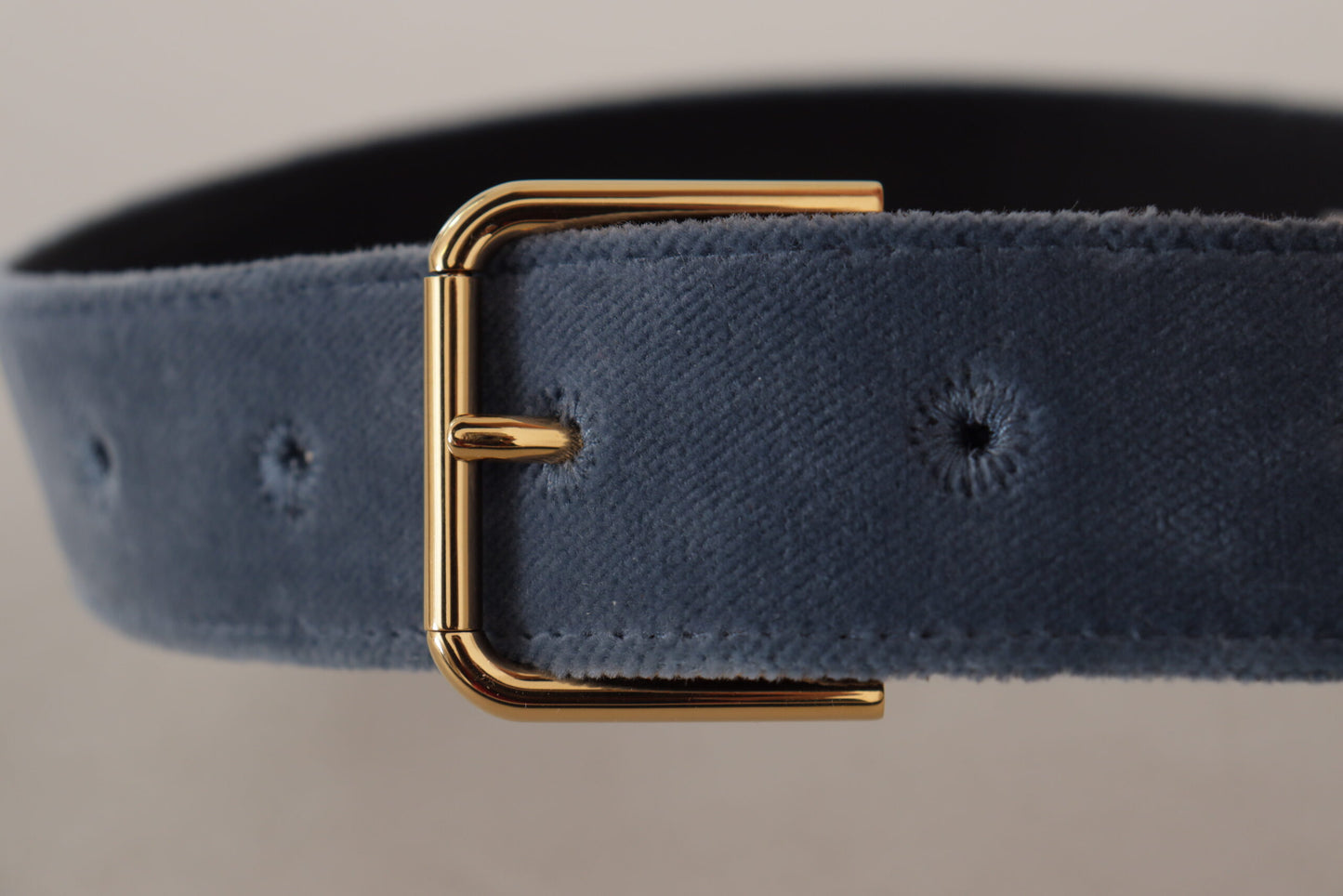 Ceinture élégante en velours bleu marine Dolce & Gabbana