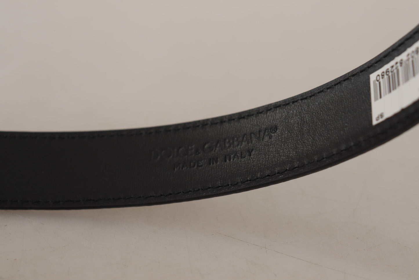 Ceinture en cuir avec logo gravé Dolce & Gabbana Chic
