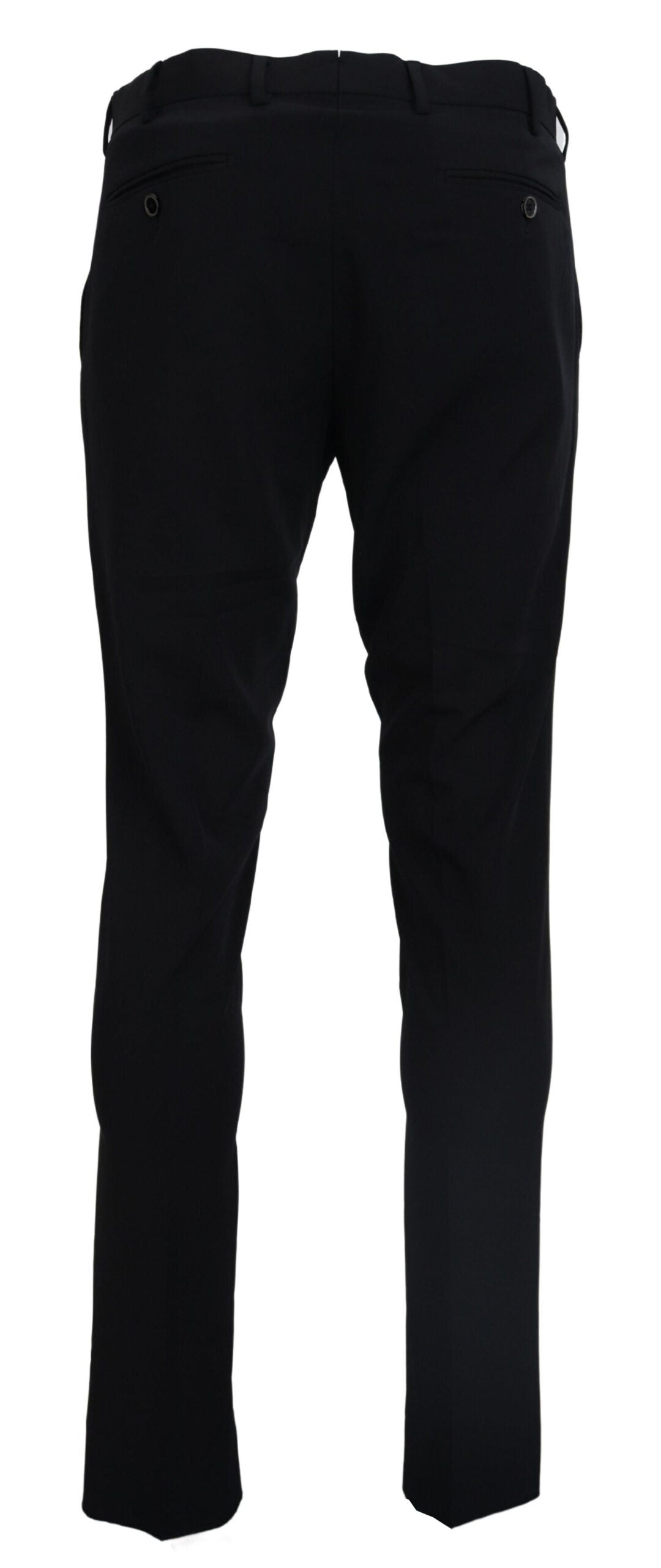 Pantalon de costume italien noir élégant Domenico Tagliente