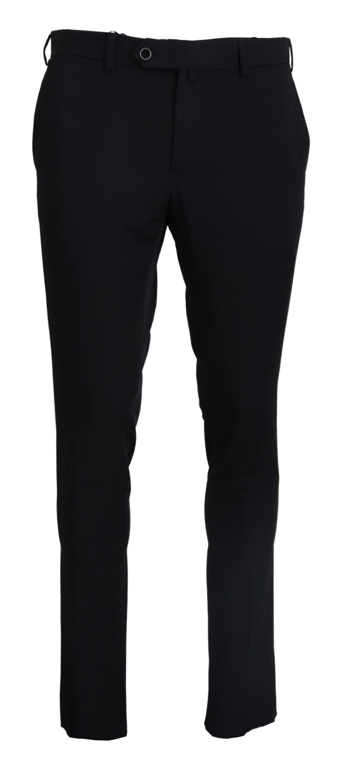 Pantalon de costume italien noir élégant Domenico Tagliente