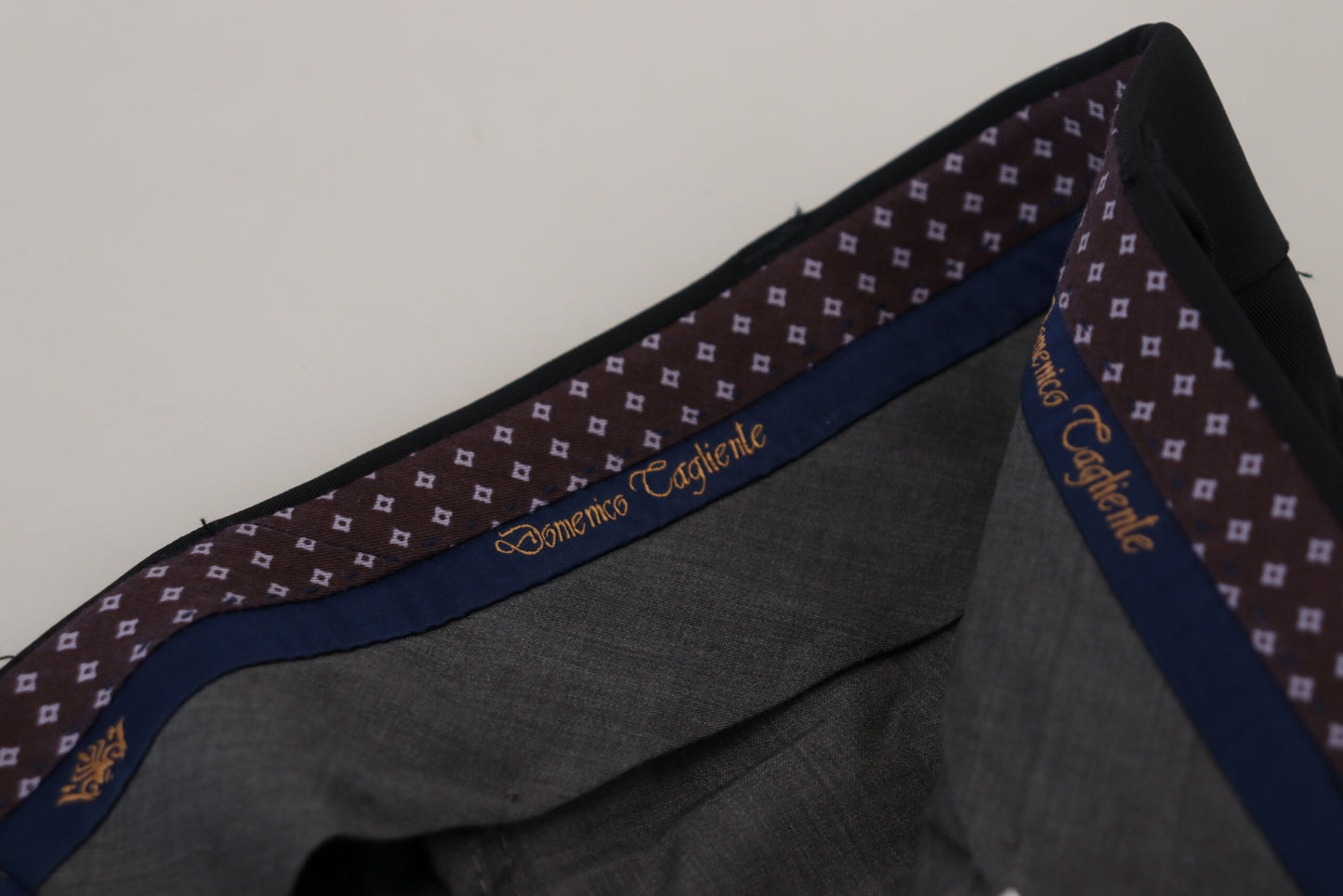 Pantalon habillé noir sophistiqué Domenico Tagliente pour homme