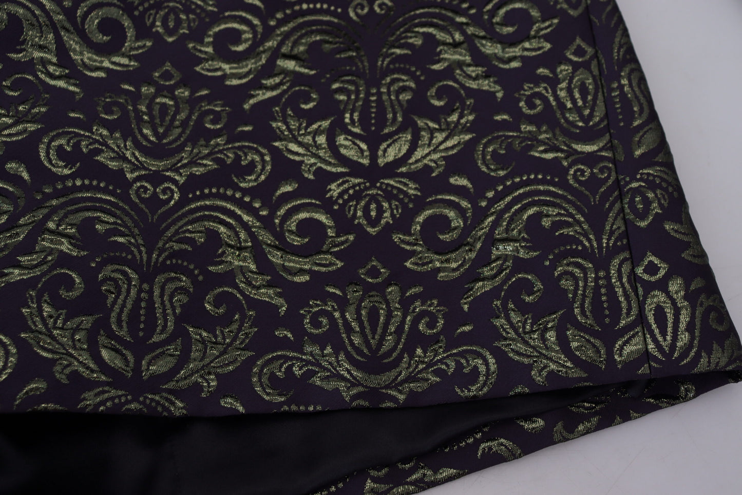 Veste-robe en jacquard doré Dolce & Gabbana