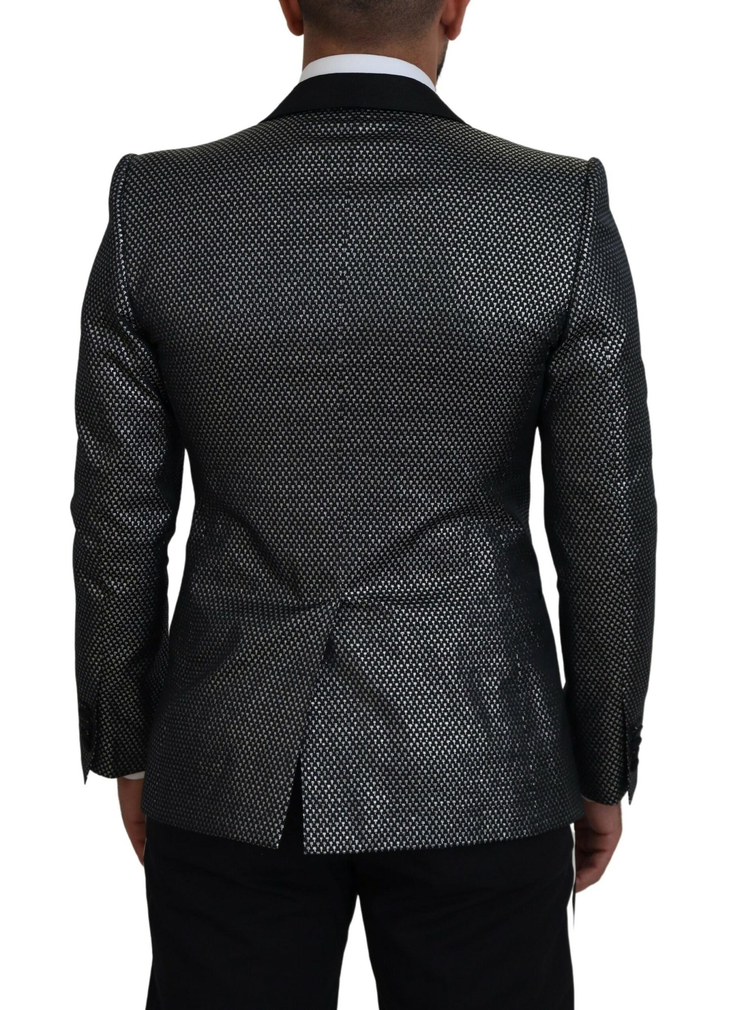 Blazer élégant à simple boutonnage en jacquard Dolce & Gabbana