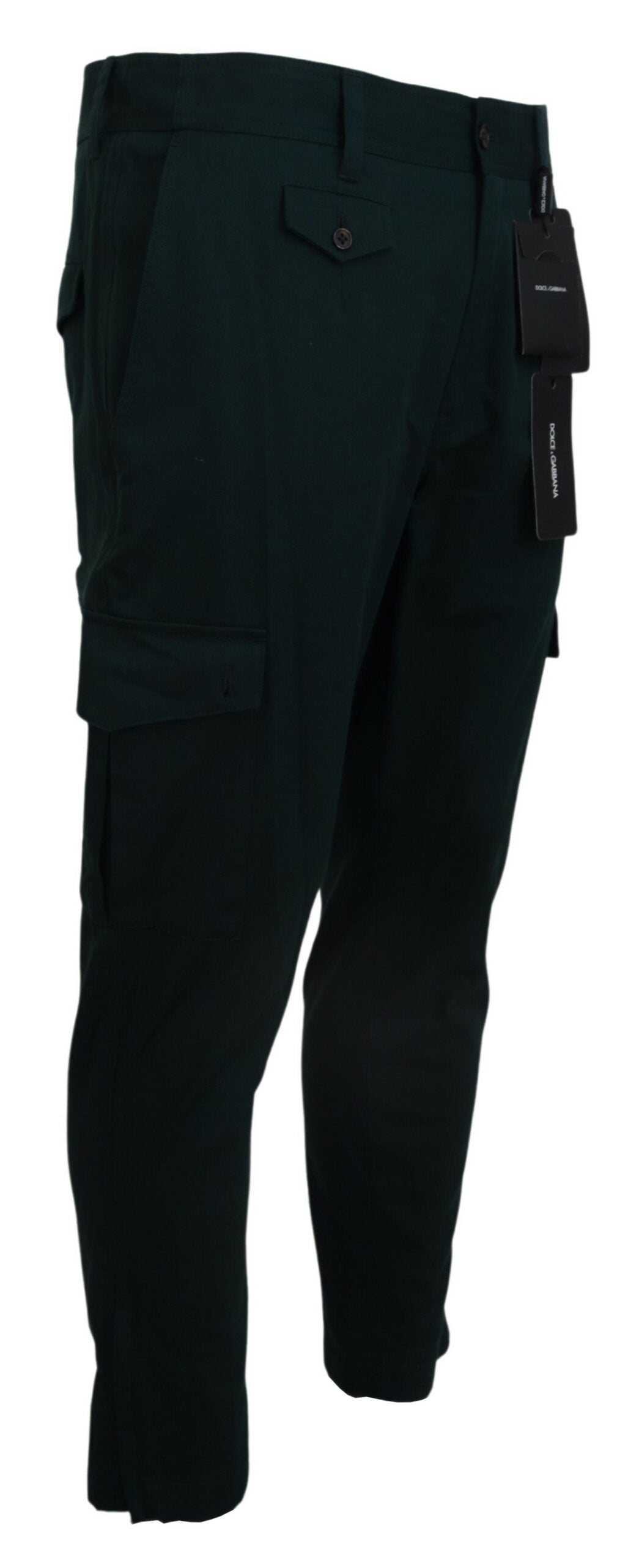 Jean cargo slim vert élégant Dolce & Gabbana