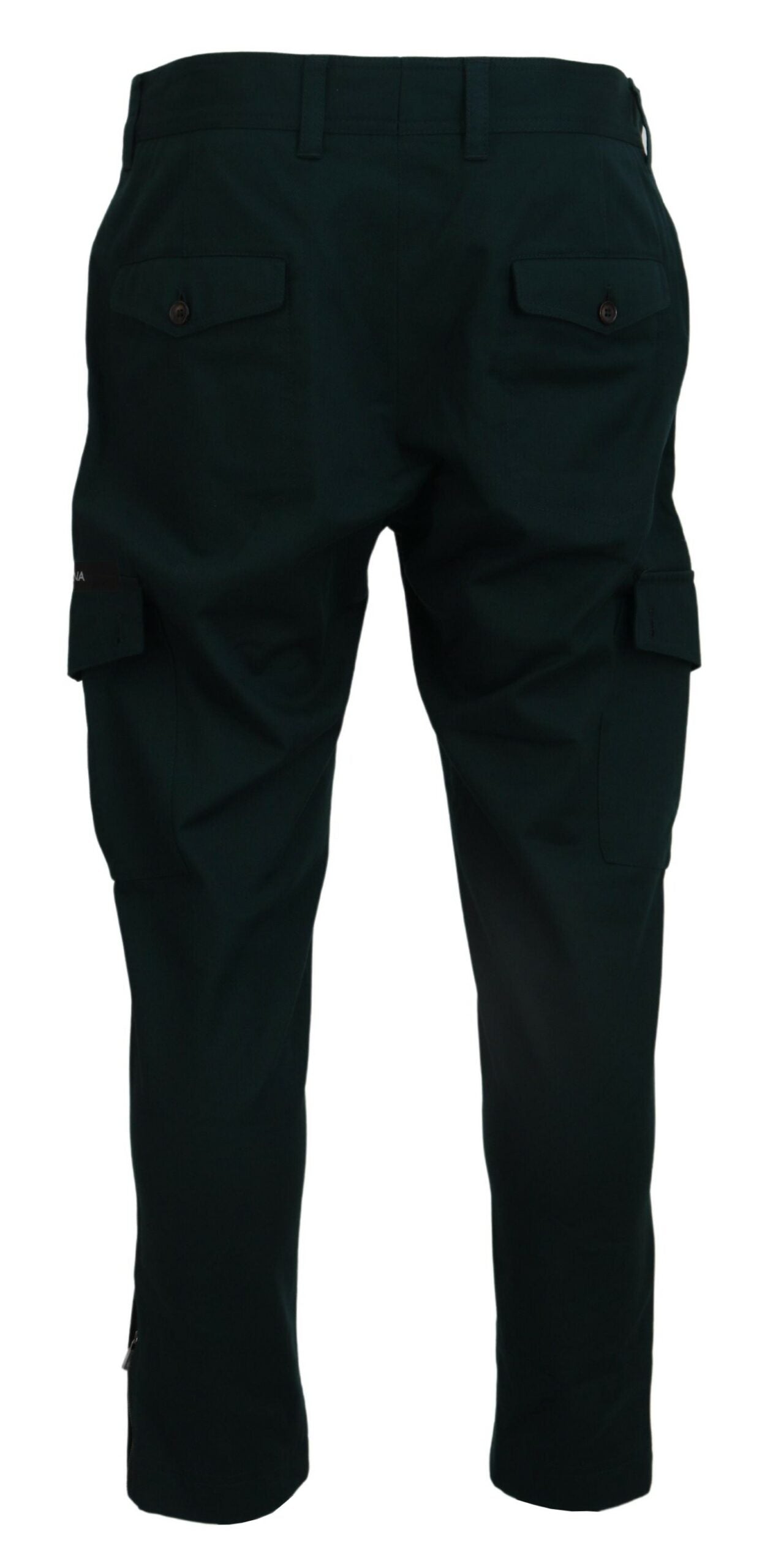 Jean cargo slim vert élégant Dolce & Gabbana