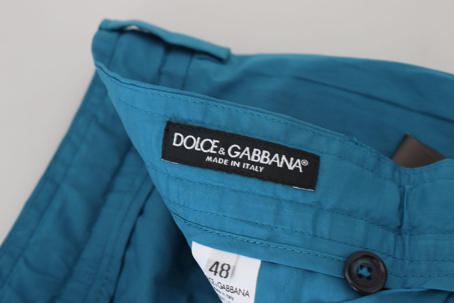 Pantalon chino bleu décontracté Dolce & Gabbana