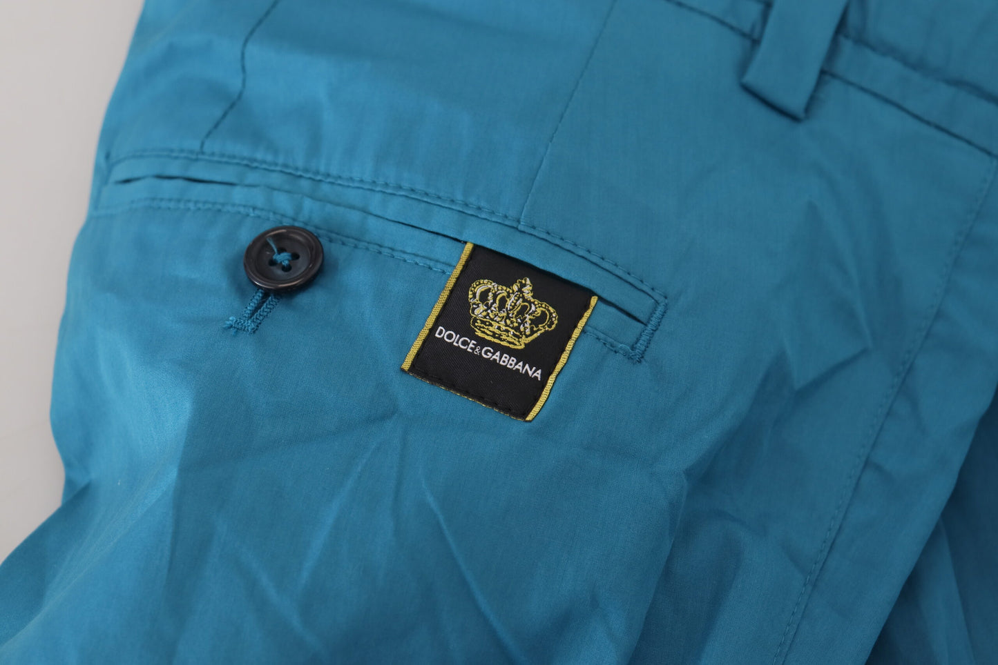 Pantalon chino bleu décontracté Dolce & Gabbana