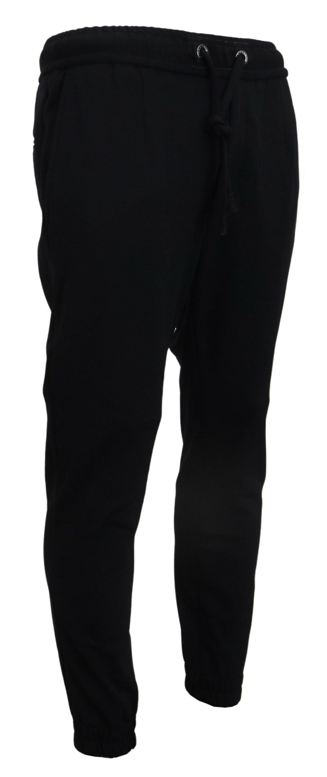 Pantalon de survêtement Dolce & Gabbana en laine mélangée noire élégante