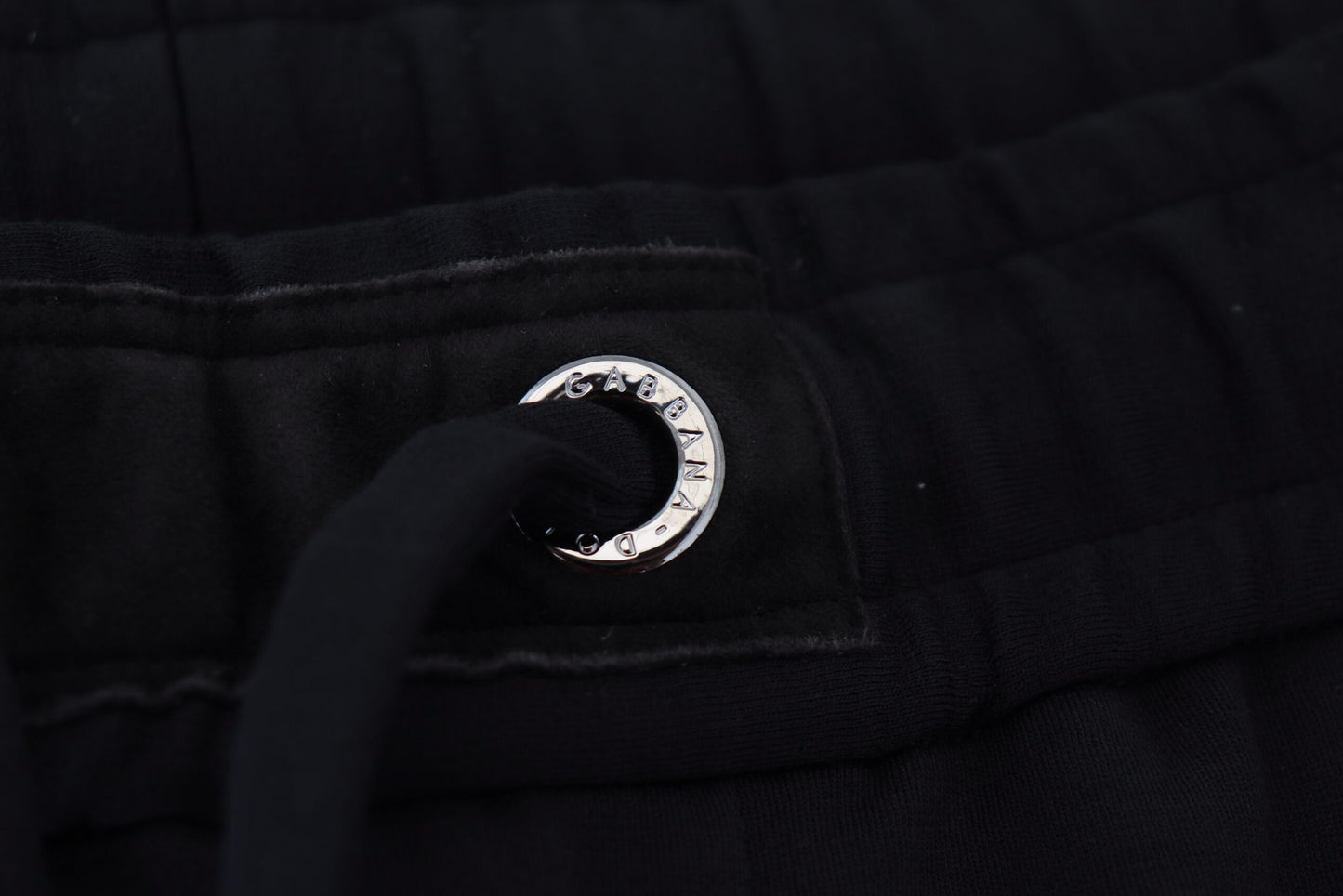 Pantalon de survêtement Dolce & Gabbana en laine mélangée noire élégante