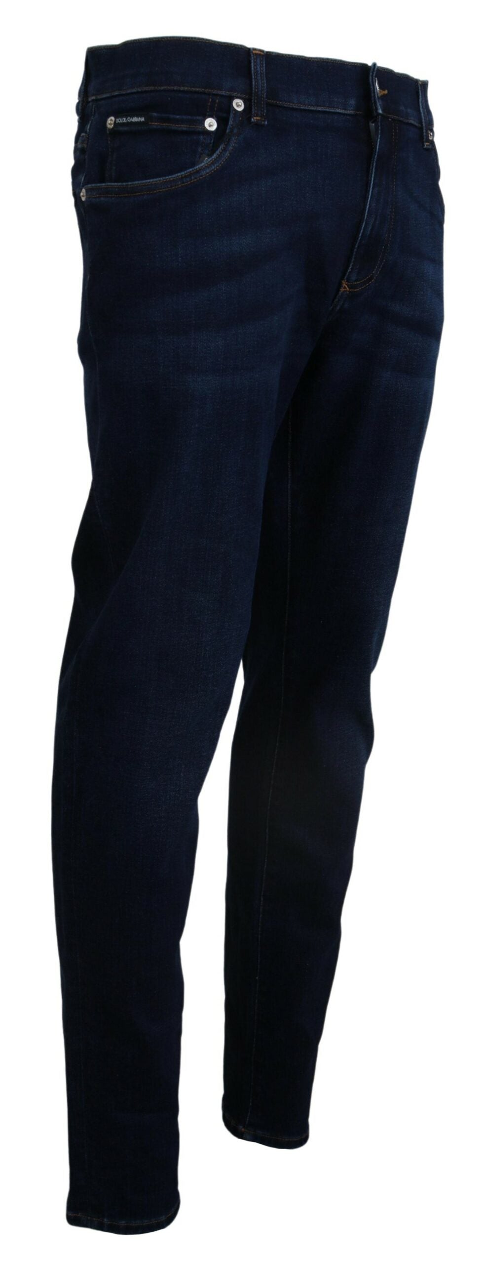 Jean slim élégant en denim bleu foncé Dolce & Gabbana