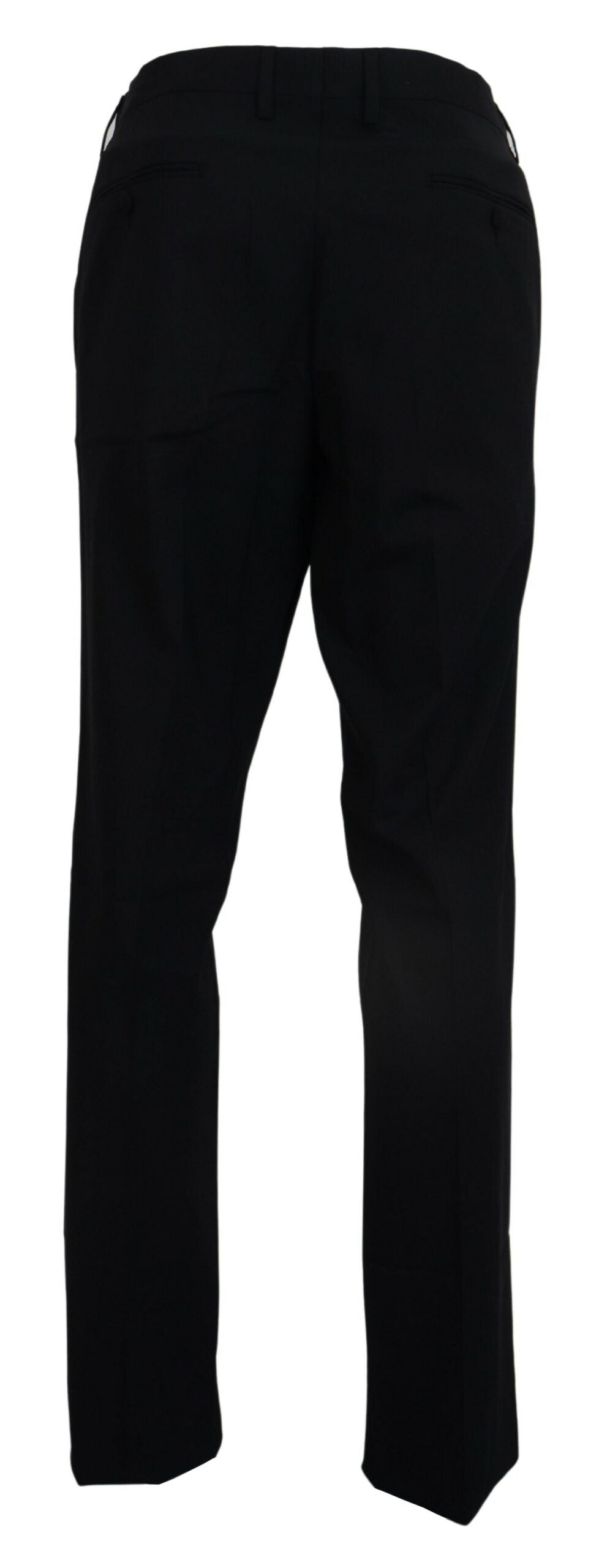 Pantalon élégant en laine mélangée coupe slim Dolce & Gabbana