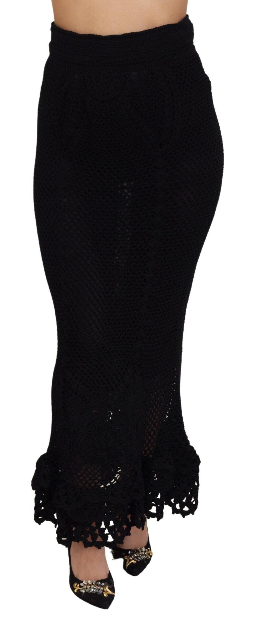 Jupe longue sirène taille haute élégante Dolce & Gabbana