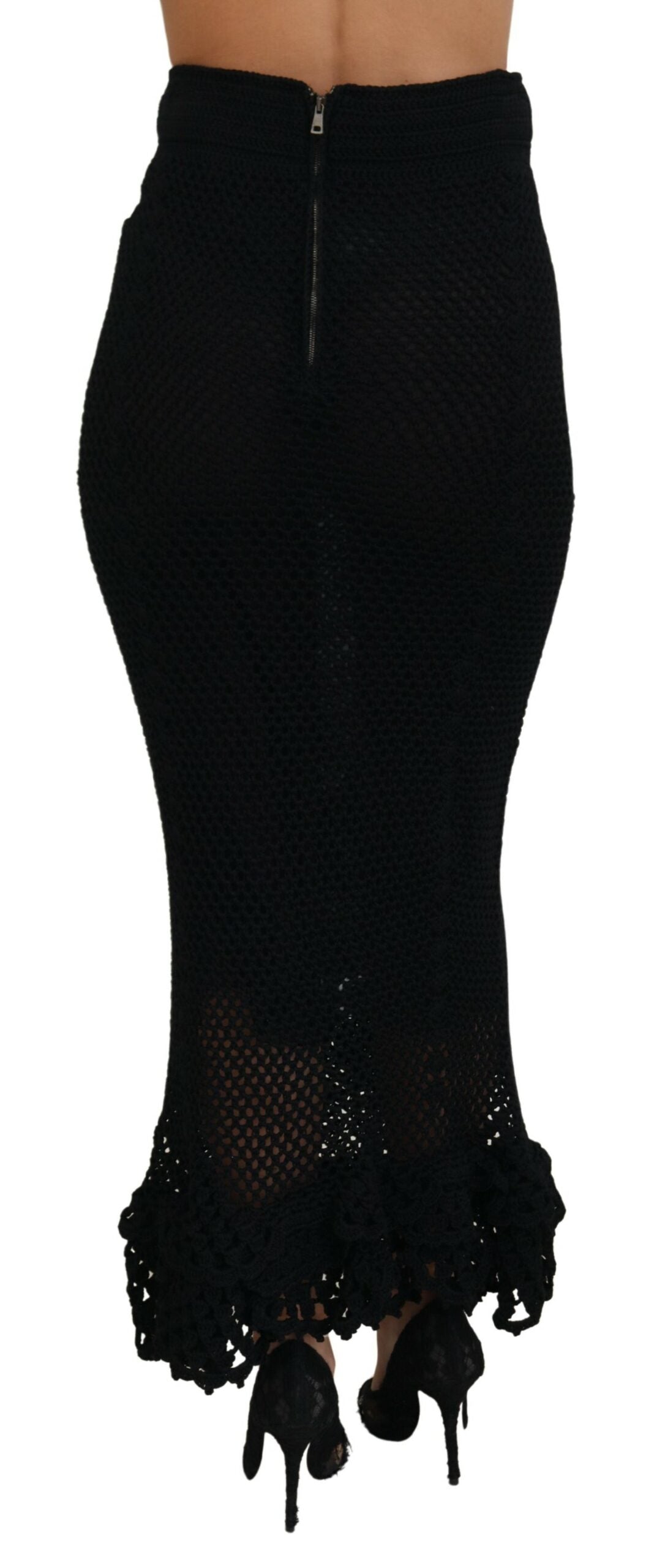 Jupe longue sirène taille haute élégante Dolce & Gabbana