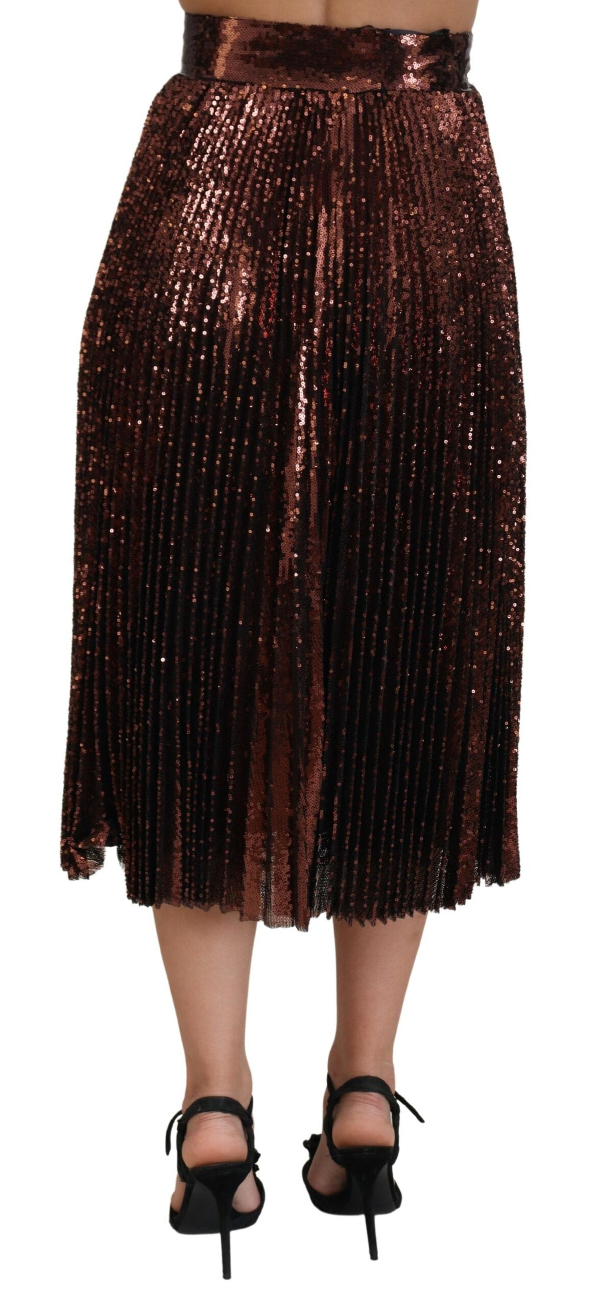 Jupe midi trapèze taille haute élégante Dolce & Gabbana