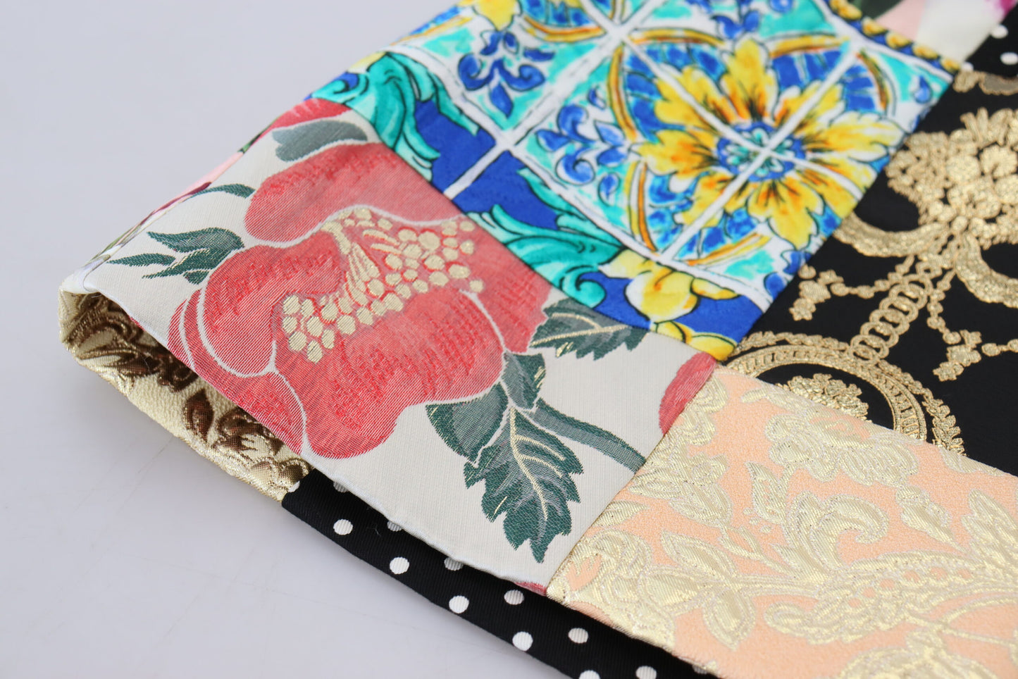 Mini-jupe patchwork multicolore chic Dolce & Gabbana