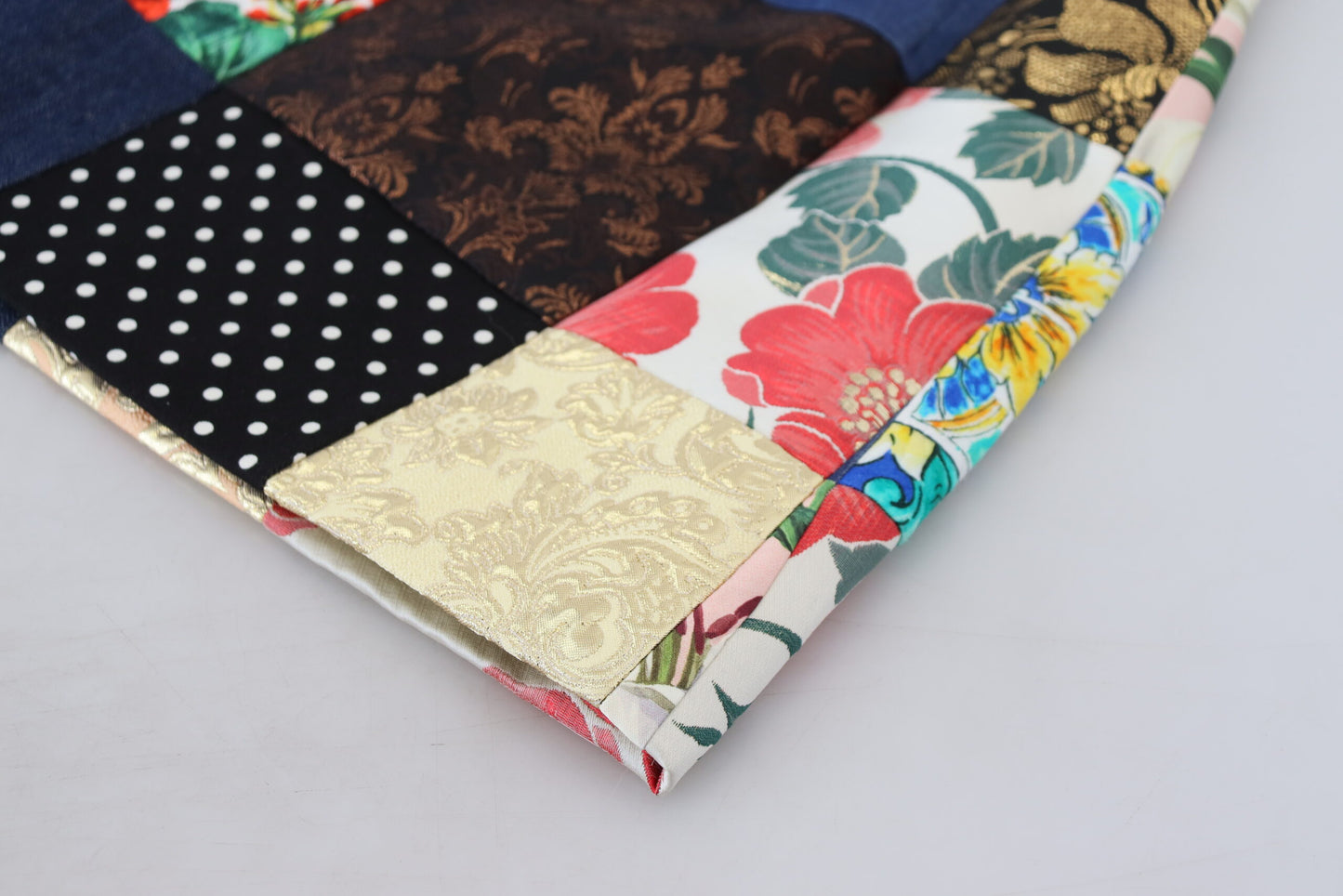 Mini-jupe patchwork multicolore chic Dolce & Gabbana