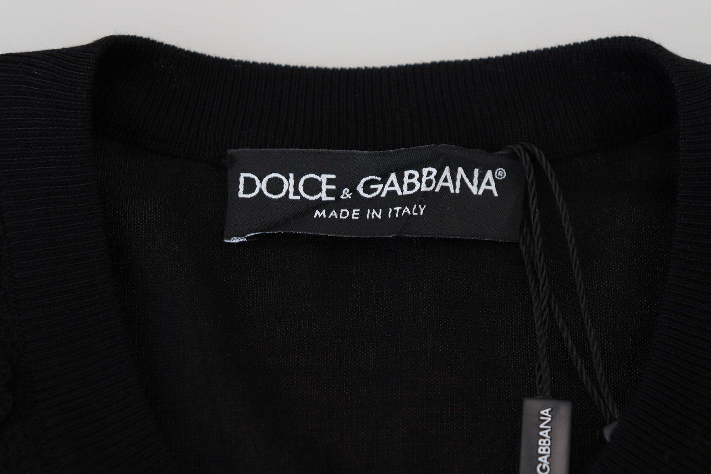 Dolce & Gabbana Black Floral Lace Button Cardigan Sweater by Dolce & Gabbana