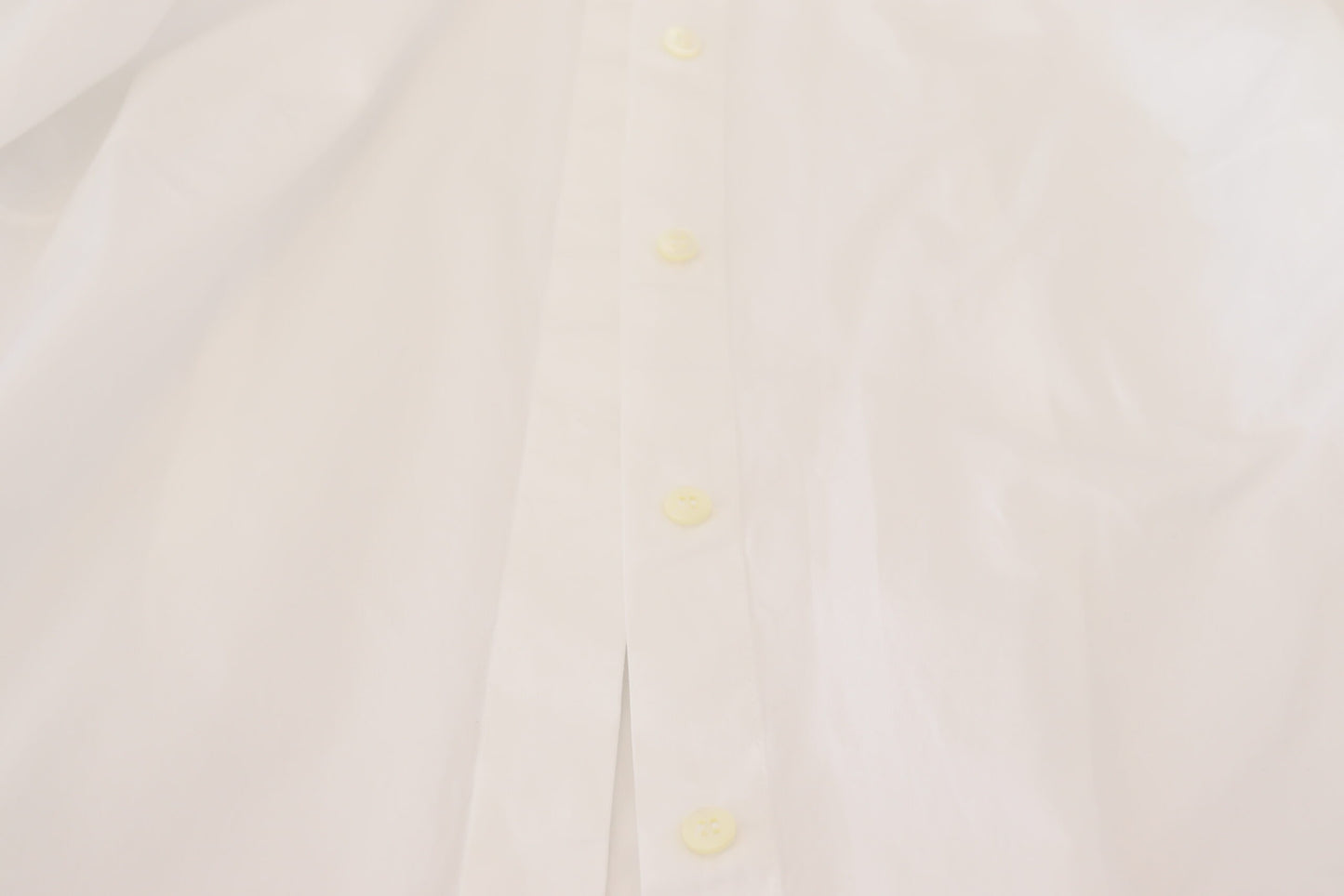 Dolce & Gabbana Élégant haut boutonné en coton blanc