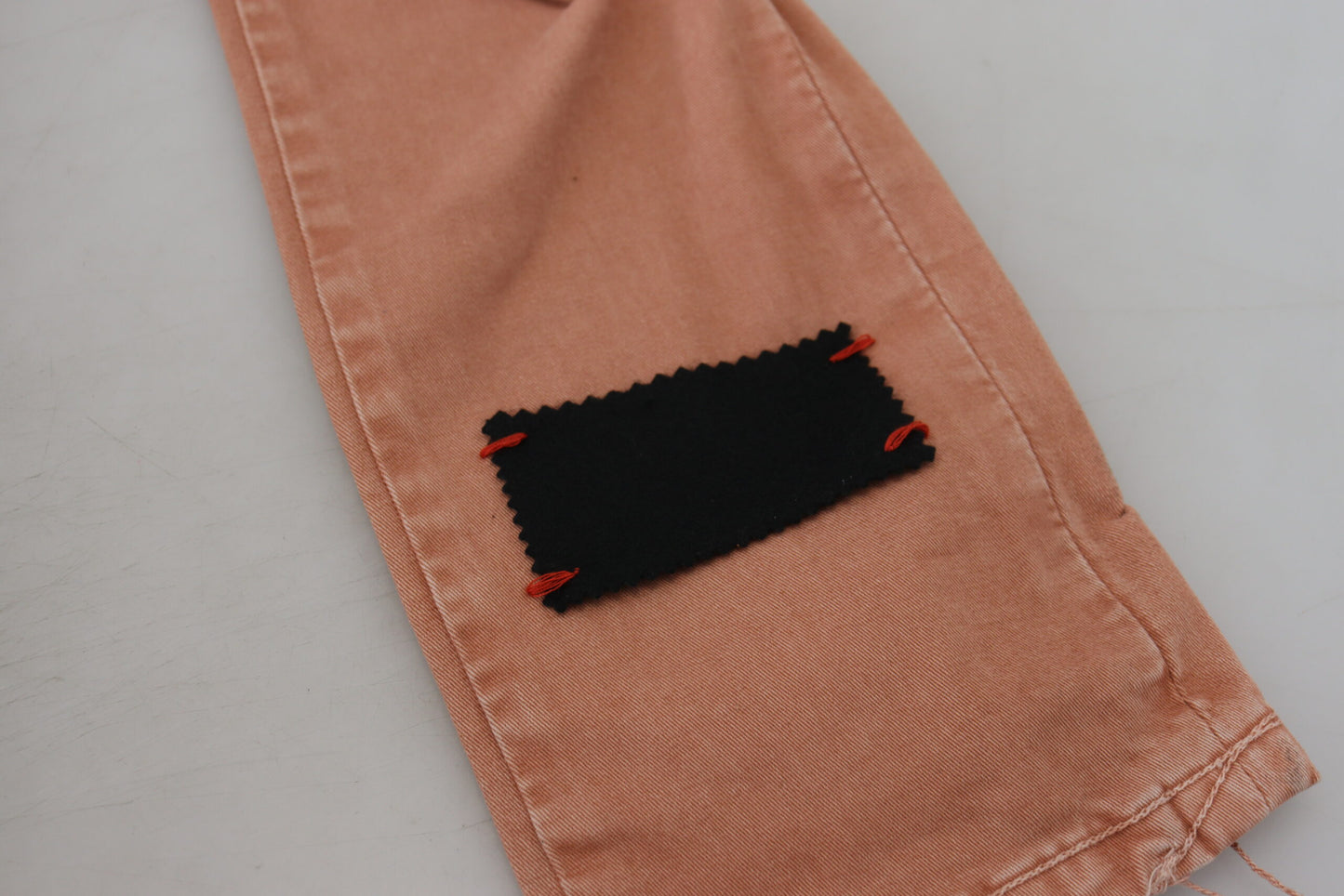 Eight Pink Mid Waist Slim Fit Women Casual Pants