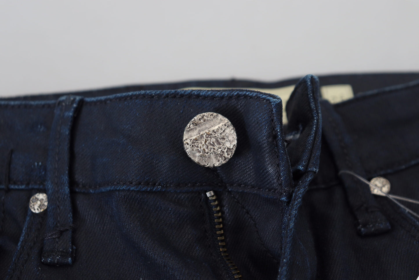 Jean skinny taille basse Eight Chic bleu
