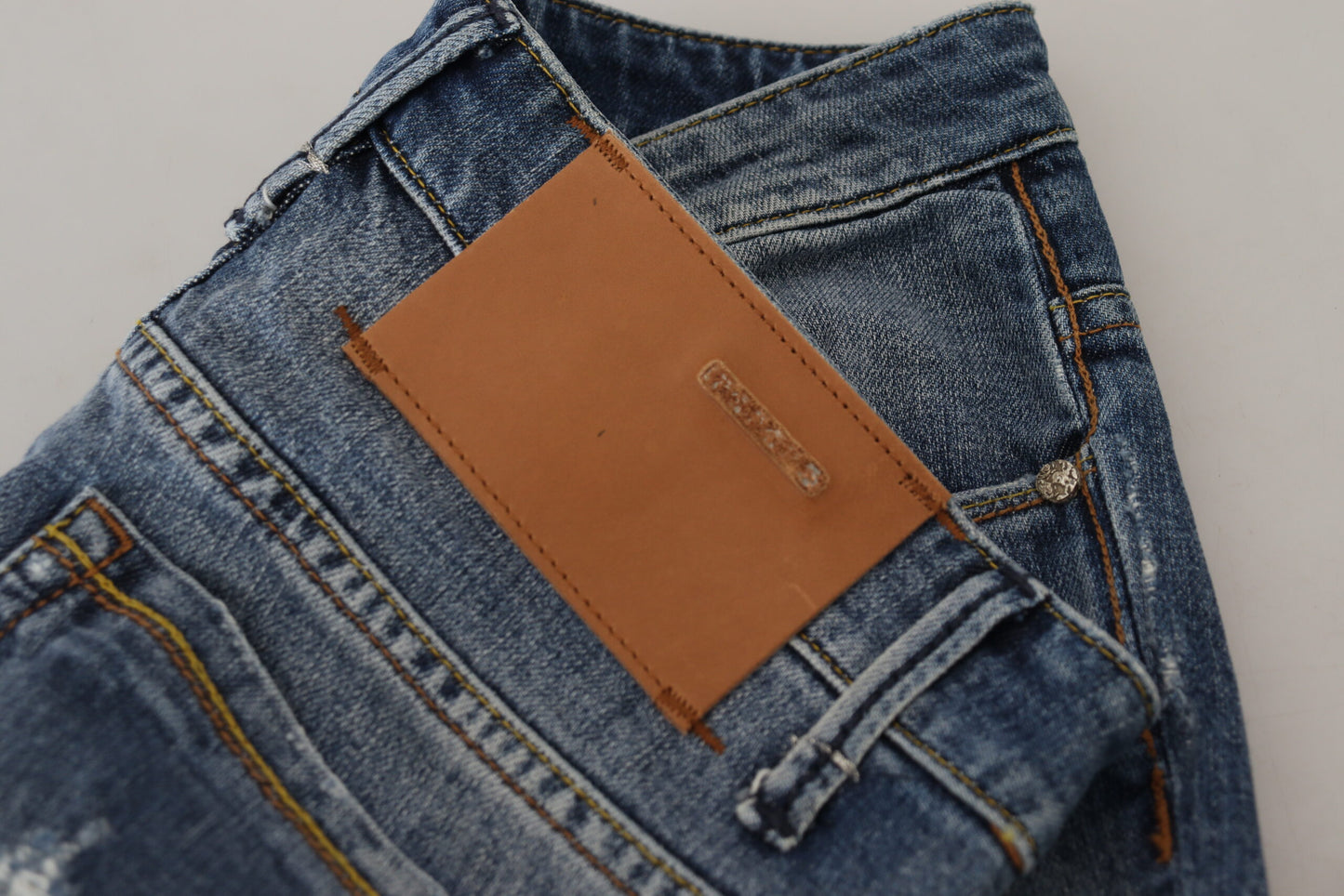 Huit jeans skinny taille basse élégants en denim