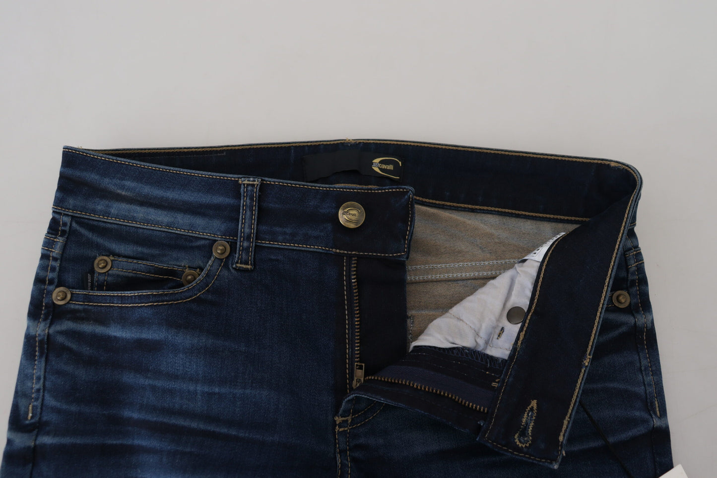 Just Cavalli Blue Cotton Women Casual Denim Jeans by Just Cavalli