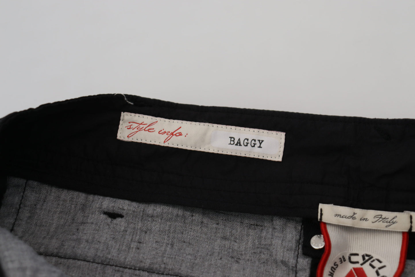 CYCLE Black Cotton Baggy High Waist Women Pants by CYCLE