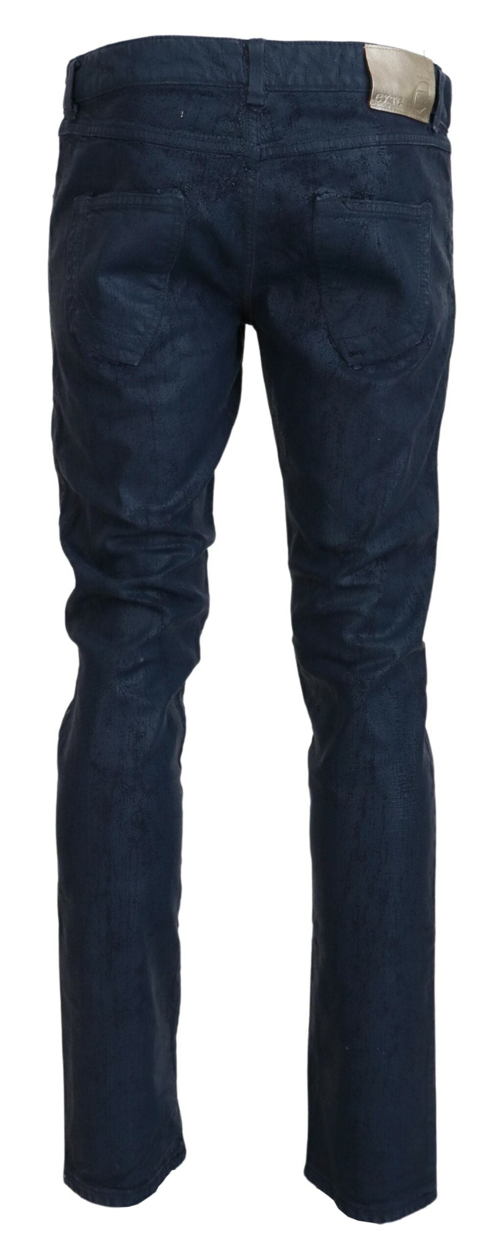 Jean fuselé bleu en denim Exte Chic