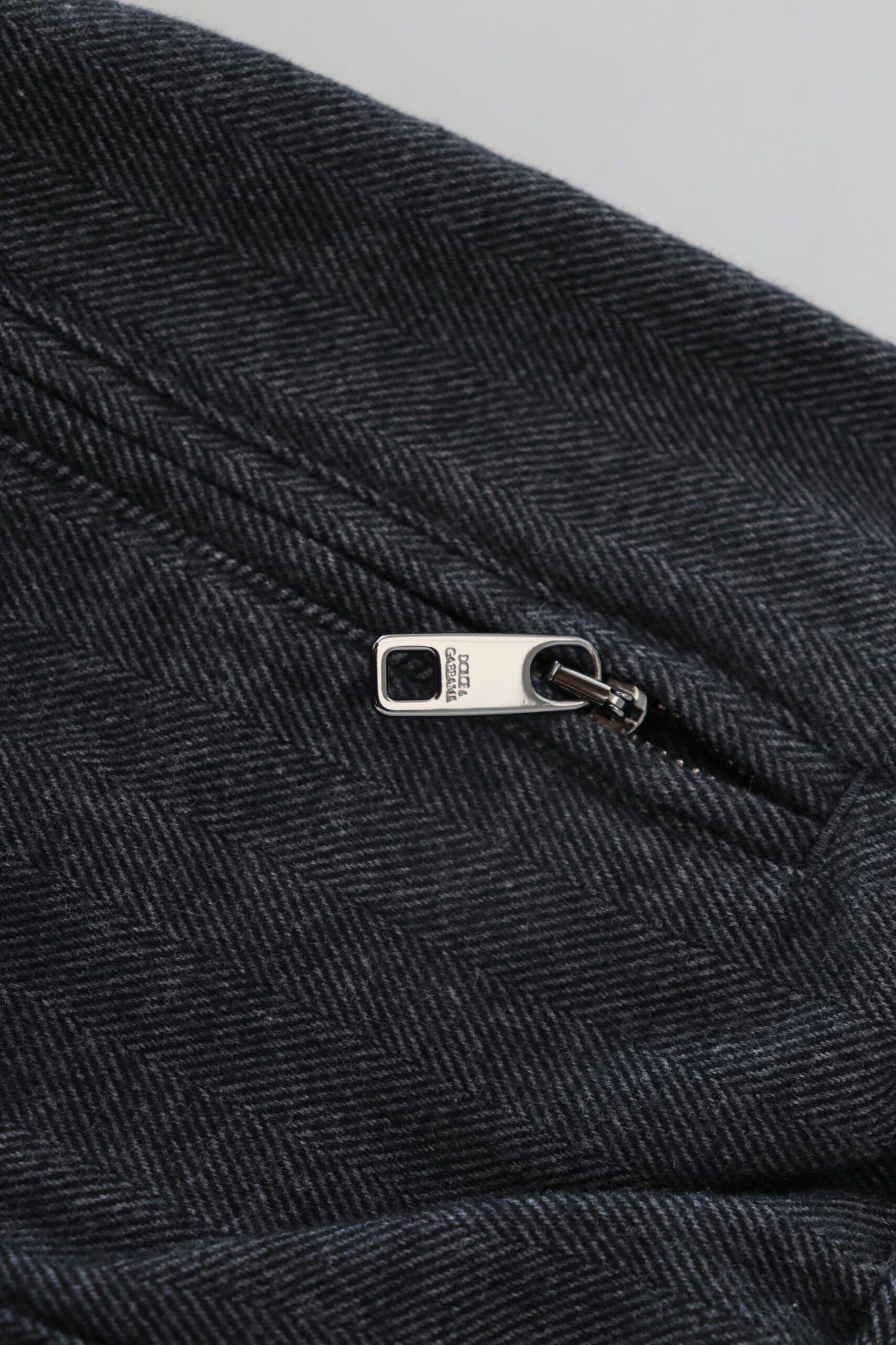 Pantalon de jogging élégant en coton gris Dolce & Gabbana pour homme