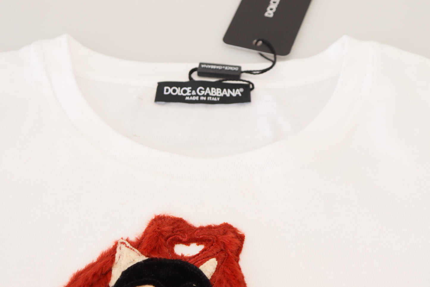 T-shirt en coton à imprimés emblématiques Dolce & Gabbana