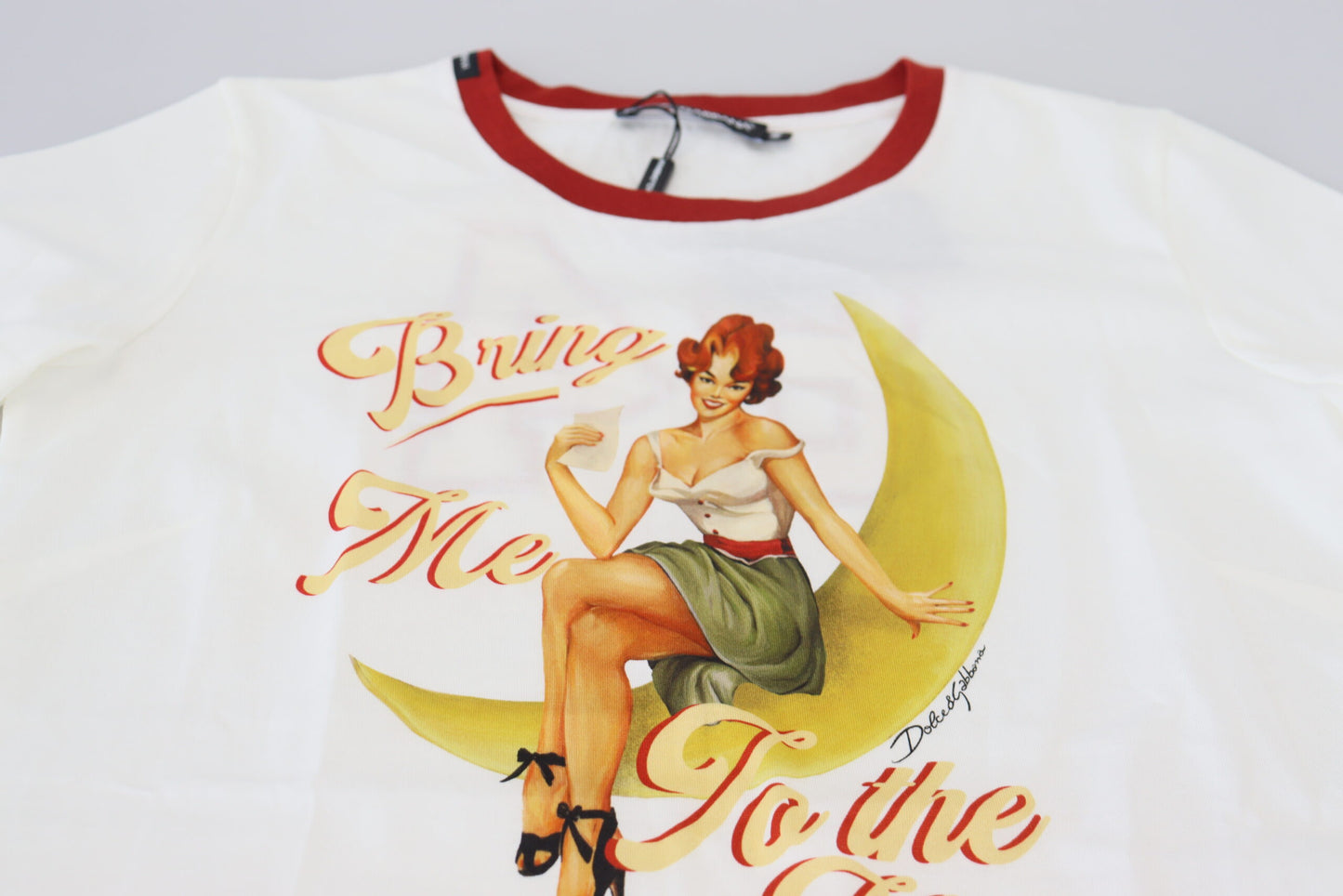 Dolce & Gabbana - Haut décontracté élégant en coton blanc
