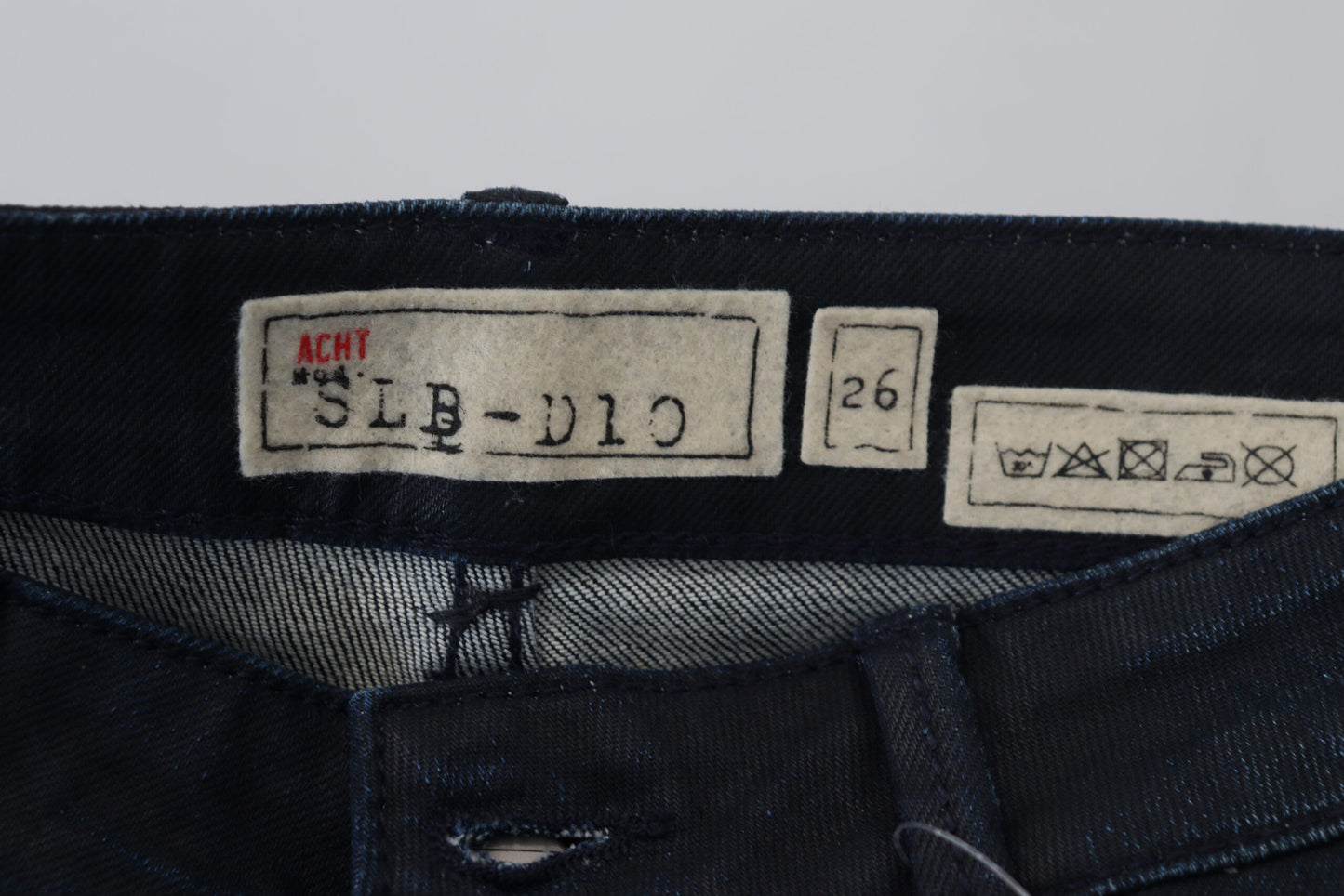 Eight Blue Low Waist Slim Fit Women Denim Jeans